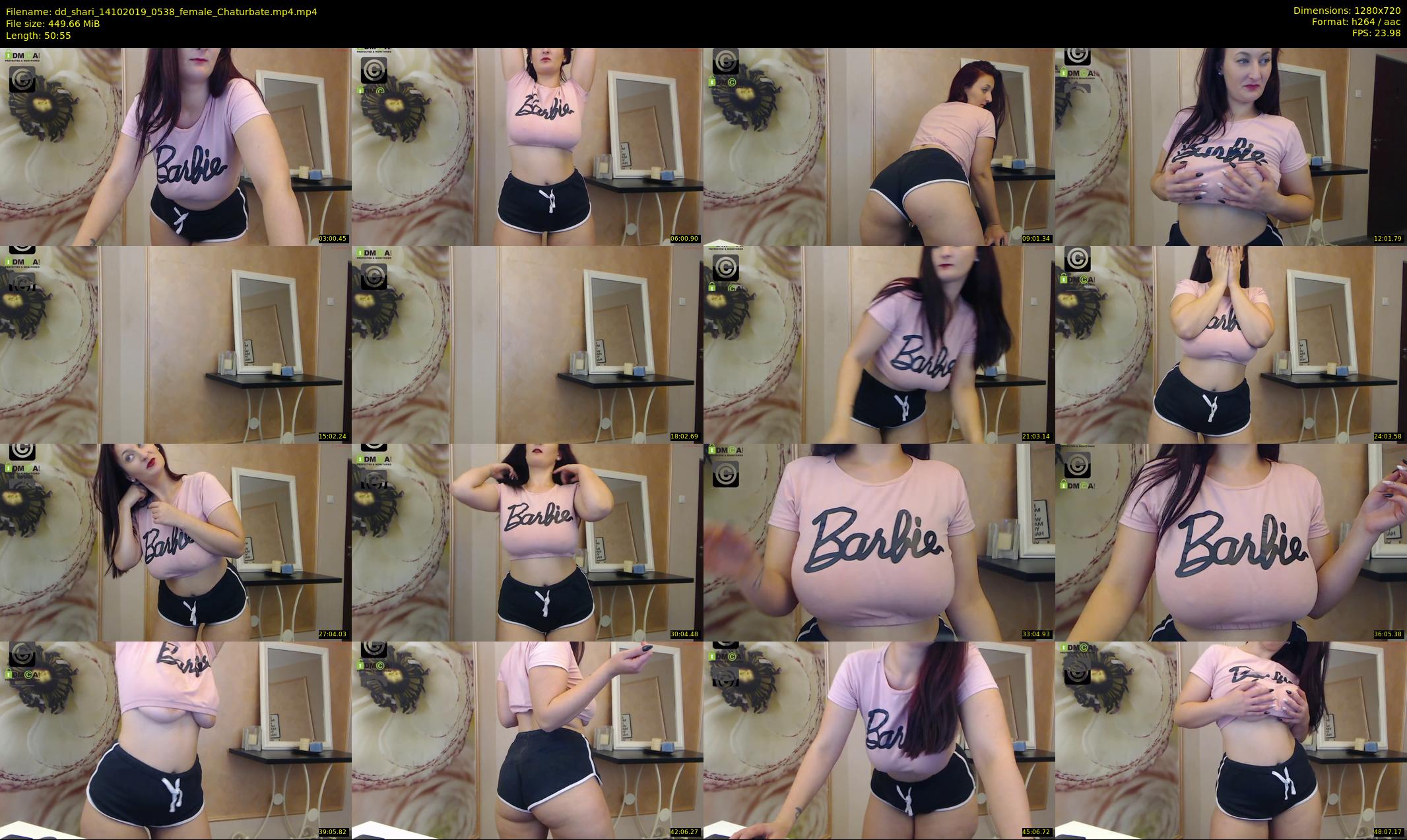 dd_shari — 51 minute Chaturbate female cam show recording, 720p, Oct 14, 2019