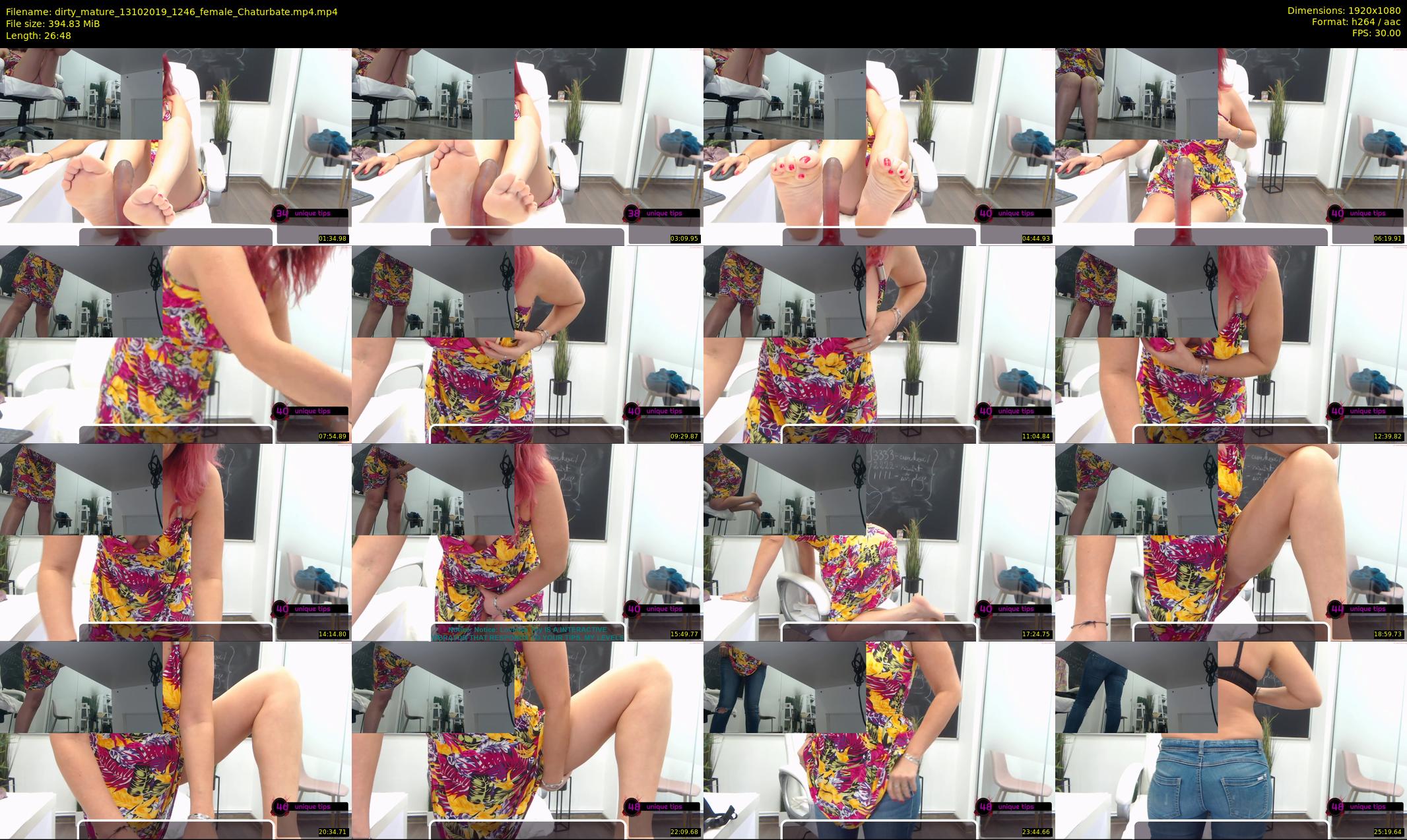 dirty_mature — 27 minute Chaturbate female cam show recording, 1080p, Oct 13, 2019