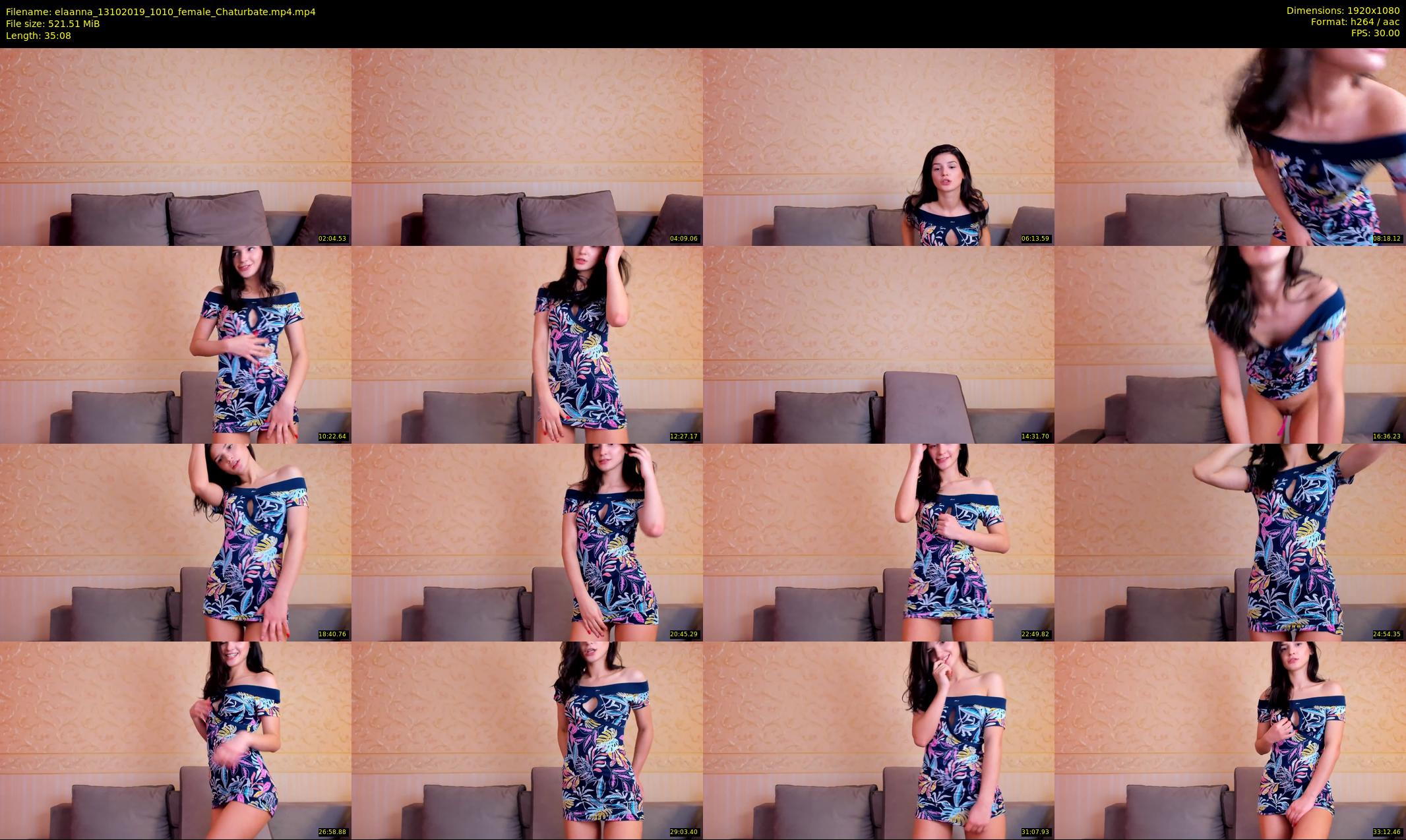 elaanna — 36 minute Chaturbate female cam show recording, 1080p, Oct 13, 2019