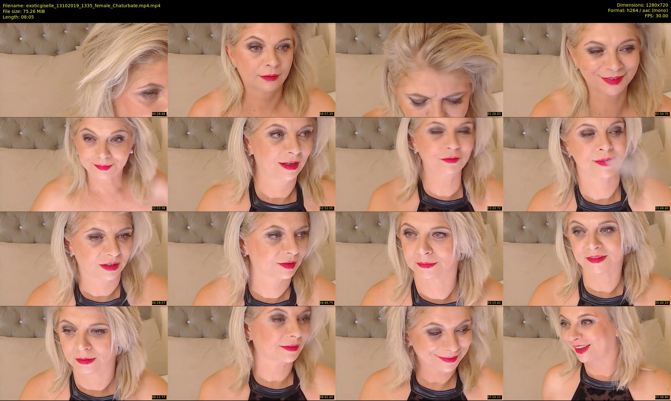 exoticgiselle — 9 minute Chaturbate female cam show recording, 720p, Oct 13, 2019