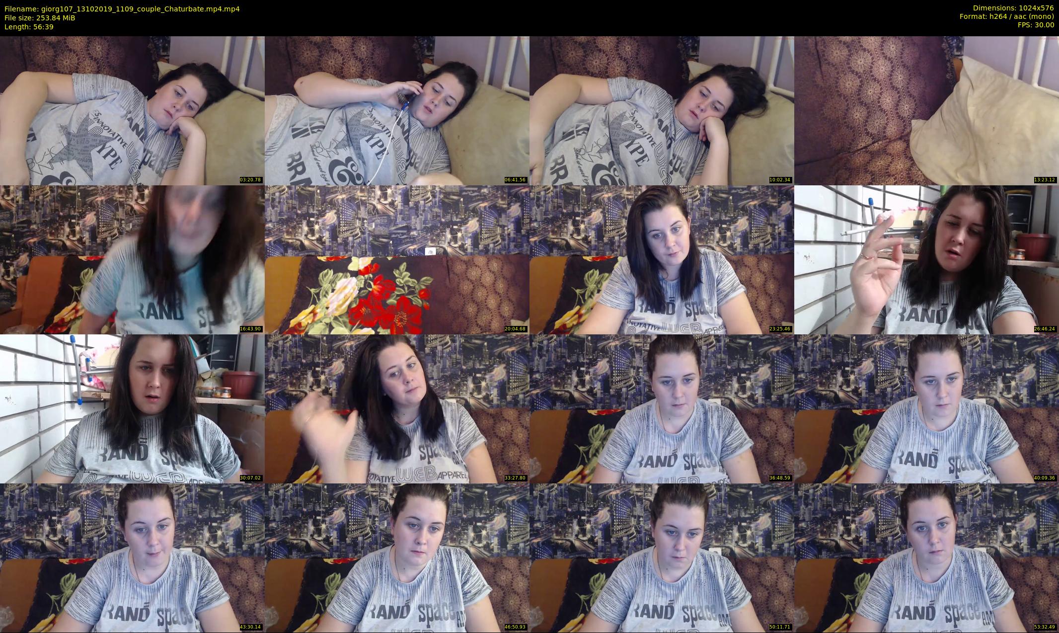 giorg107 — 57 minute Chaturbate couple cam show recording, 480p, Oct 13, 2019