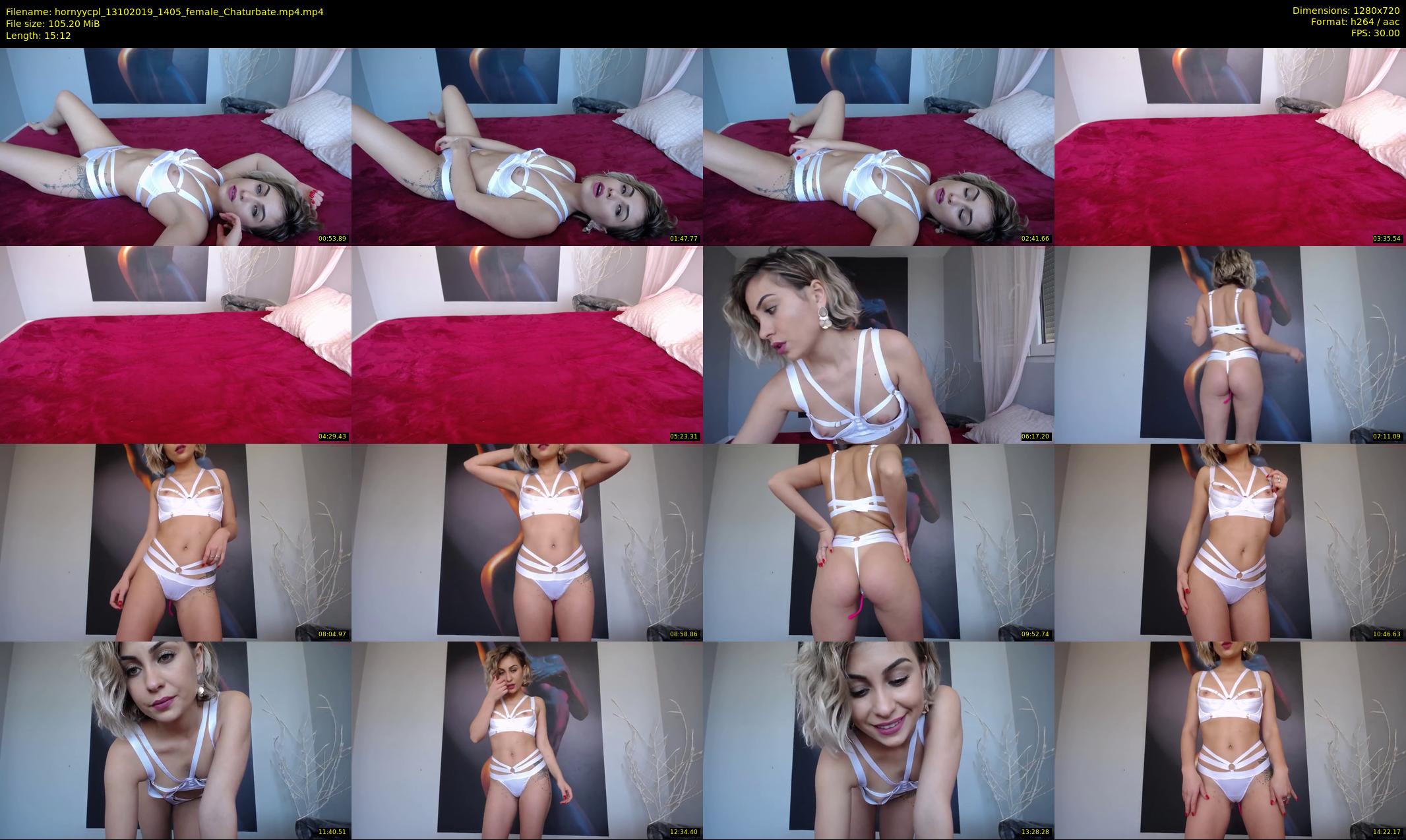 hornyycpl — 16 minute Chaturbate couple cam show recording, 720p, Oct 13, 2019