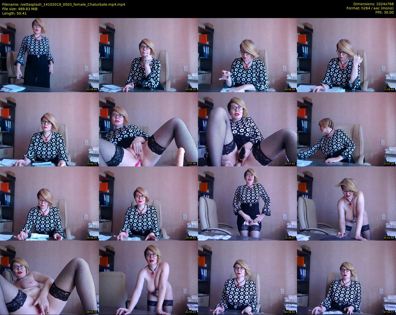 ivettasplash — 51 minute Chaturbate female cam show recording, 720p, Oct 14, 2019
