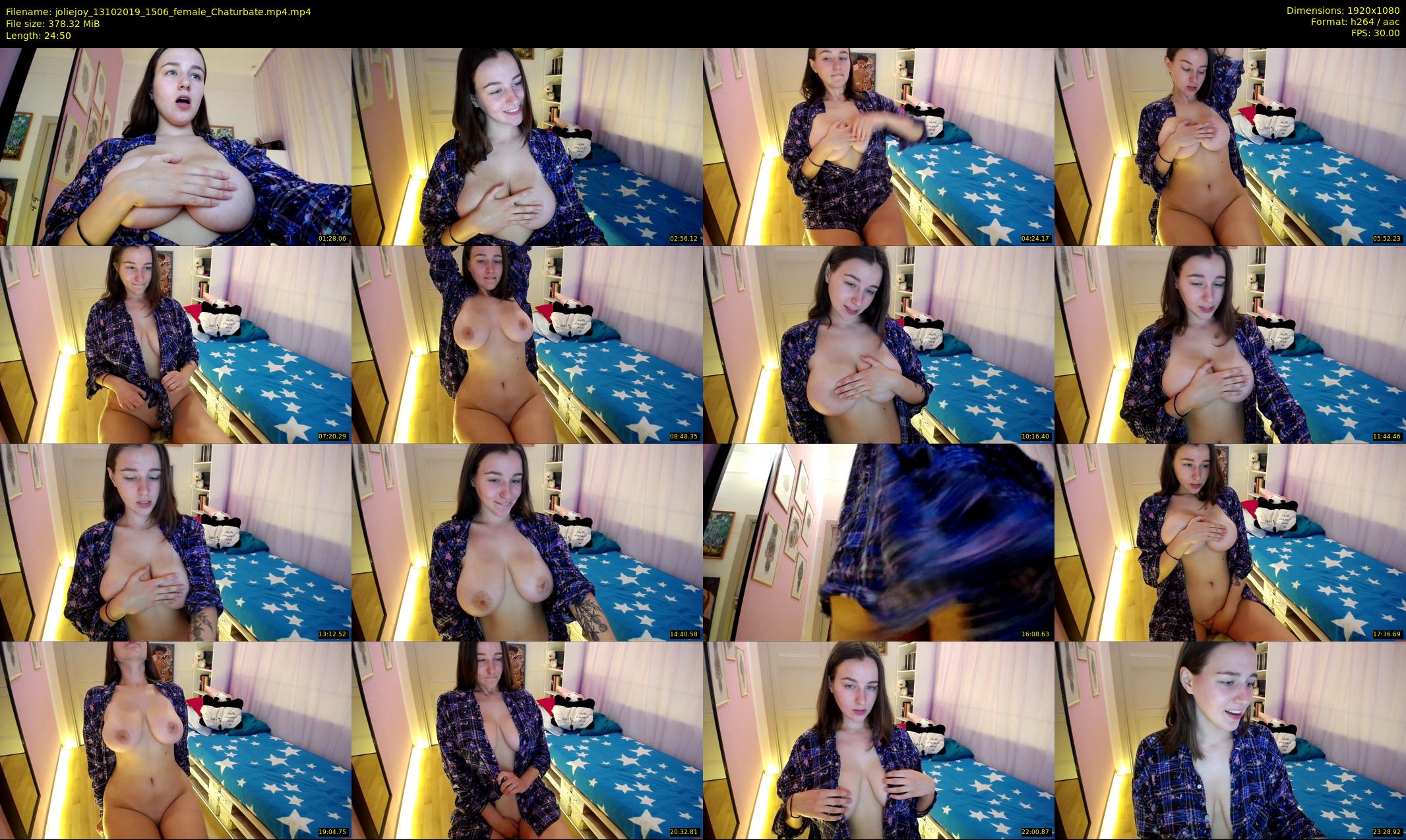 joliejoy — 25 minute Chaturbate female cam show recording, 1080p, Oct 13, 2019