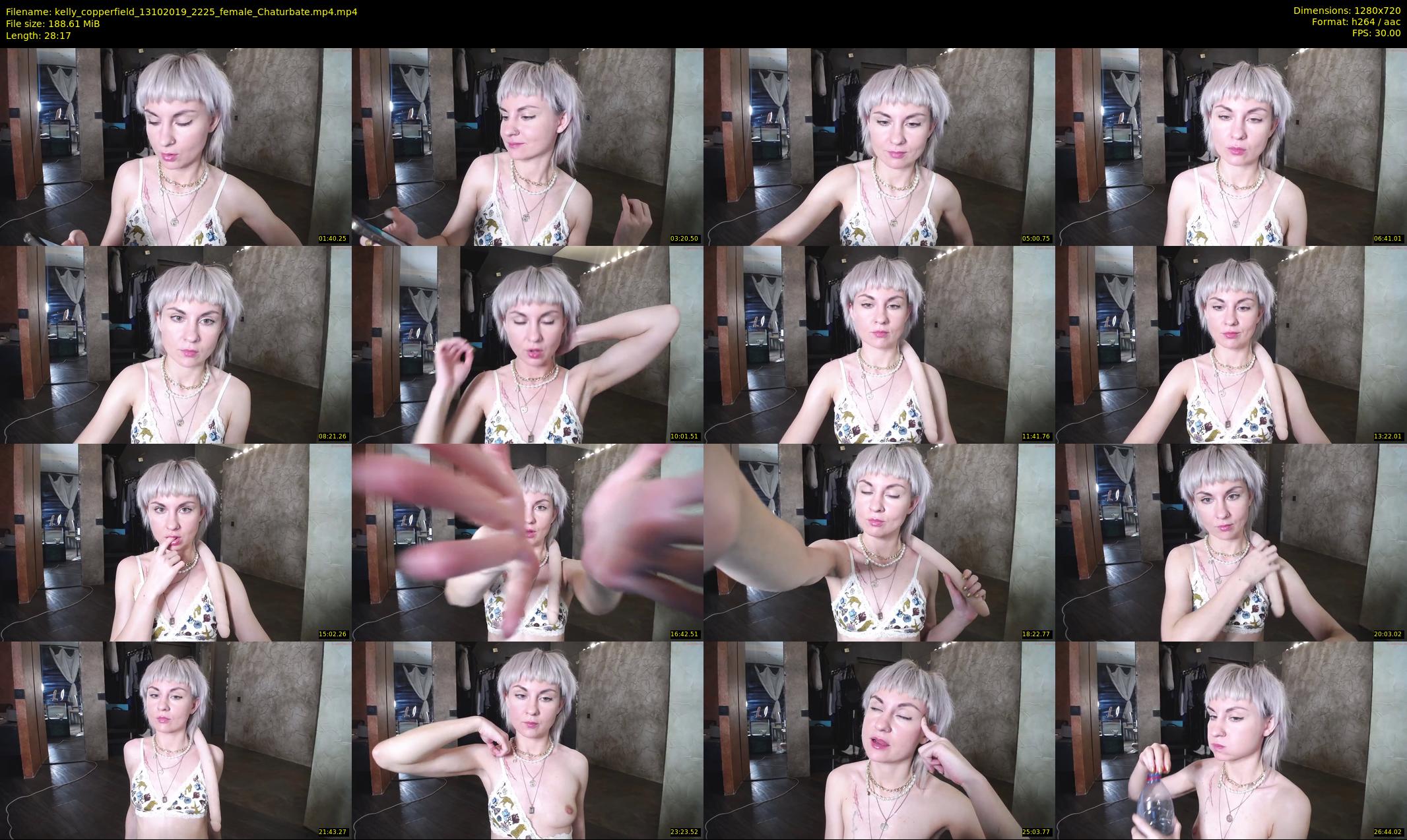 kelly_copperfield — 29 minute Chaturbate female cam show recording, 720p, Oct 13, 2019