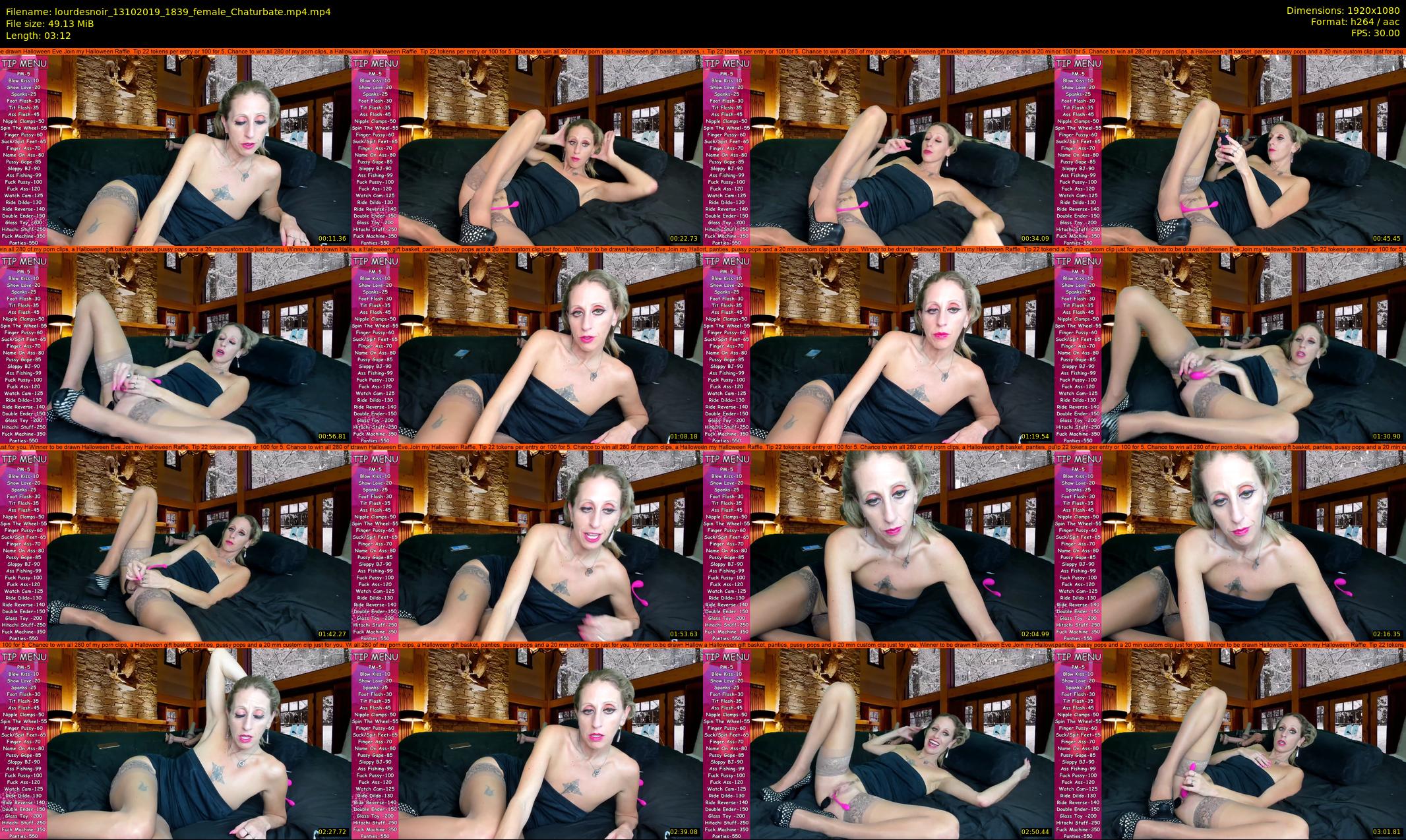 lourdesnoir — 4 minute Chaturbate female cam show recording, 1080p, Oct 13, 2019