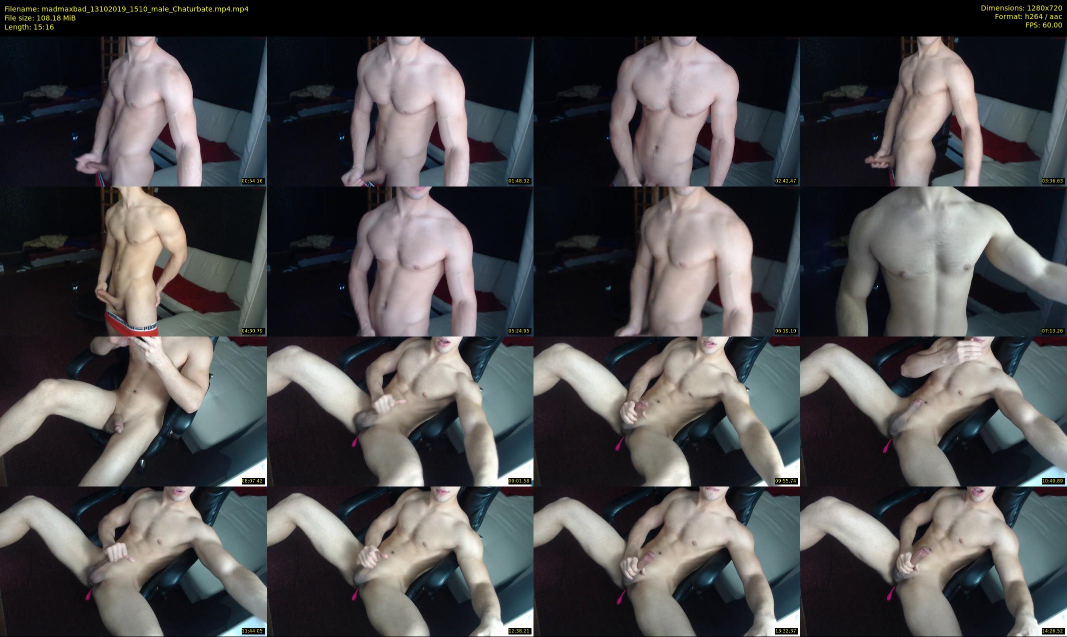 madmaxbad — 16 minute Chaturbate male cam show recording, 720p, Oct 13, 2019