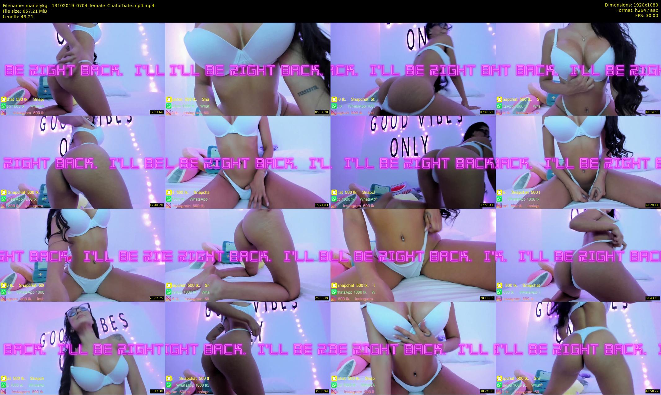 manelykg_ — 44 minute Chaturbate female cam show recording, 1080p, Oct 13, 2019