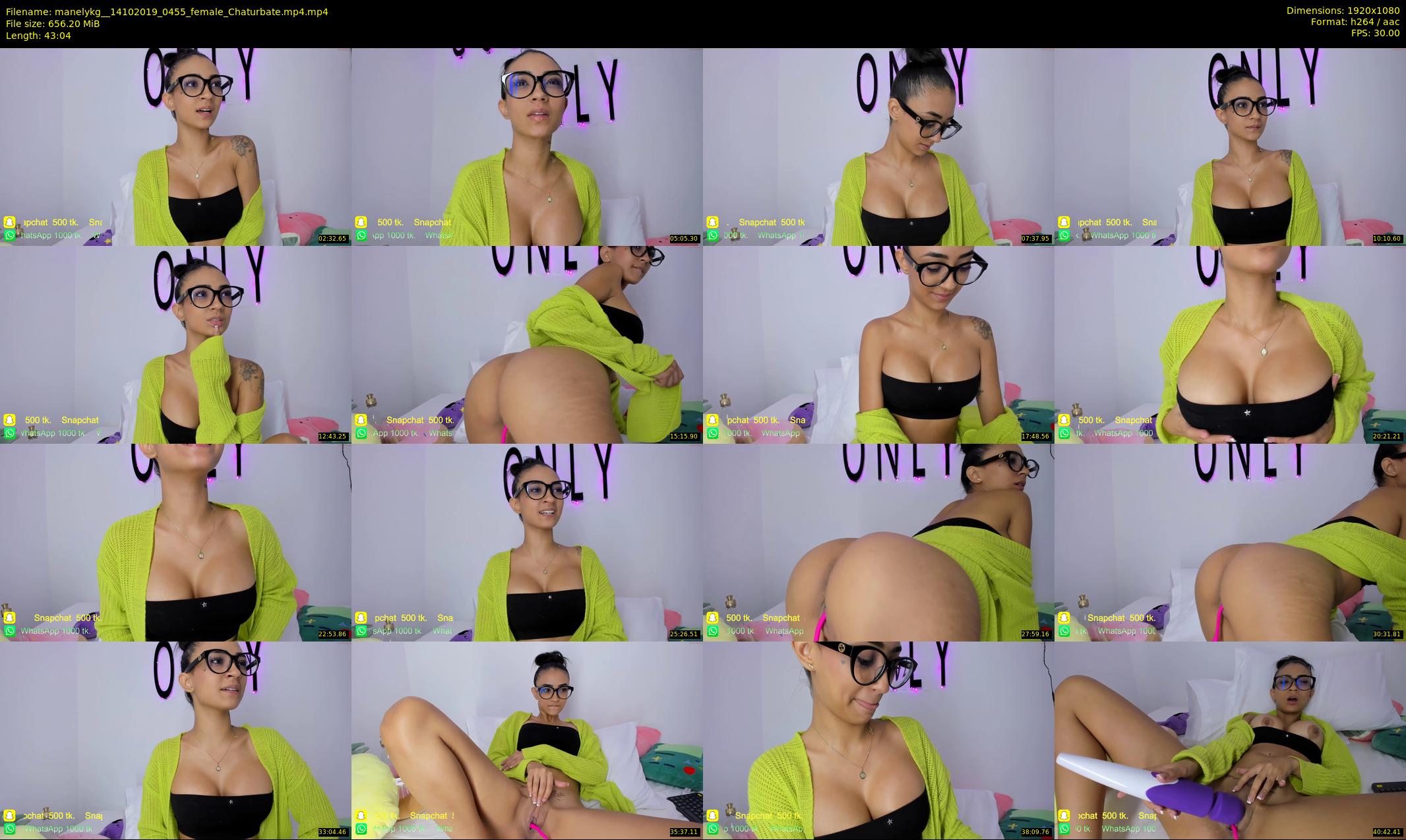 manelykg_ — 44 minute Chaturbate female cam show recording, 1080p, Oct 14, 2019