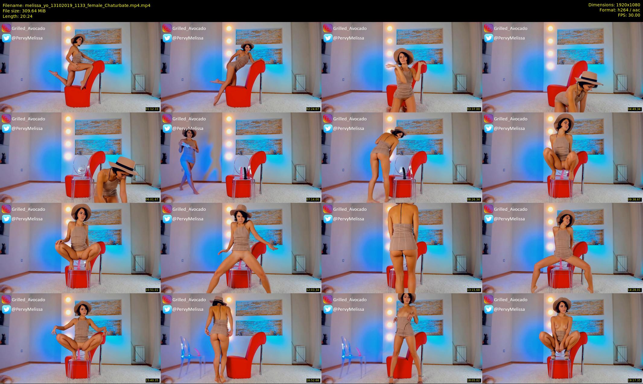 melissa_yo — 21 minute Chaturbate female cam show recording, 1080p, Oct 13, 2019