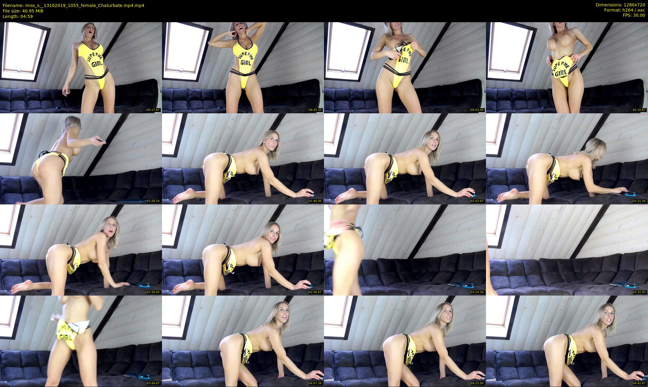 miss_x_ — 5 minute Chaturbate female cam show recording, 720p, Oct 13, 2019