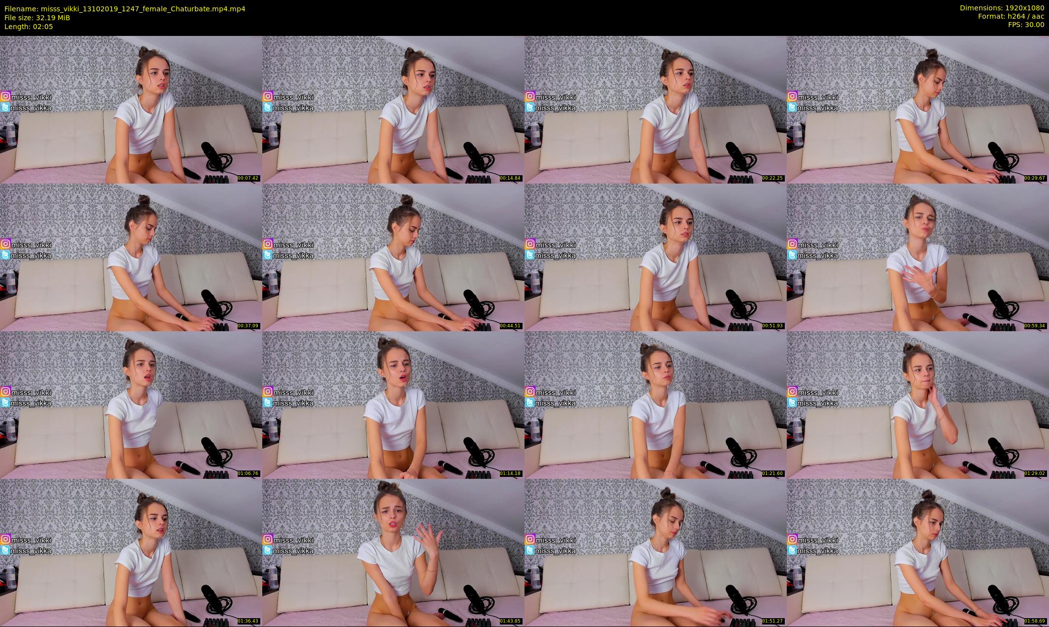 misss_vikki — 3 minute Chaturbate female cam show recording, 1080p, Oct 13, 2019