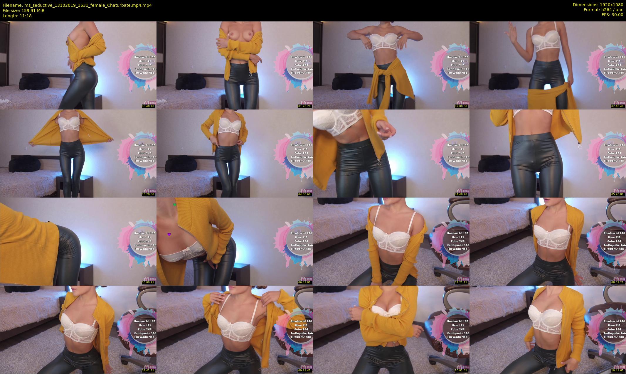 ms_seductive — 12 minute Chaturbate female cam show recording, 1080p, Oct 13, 2019
