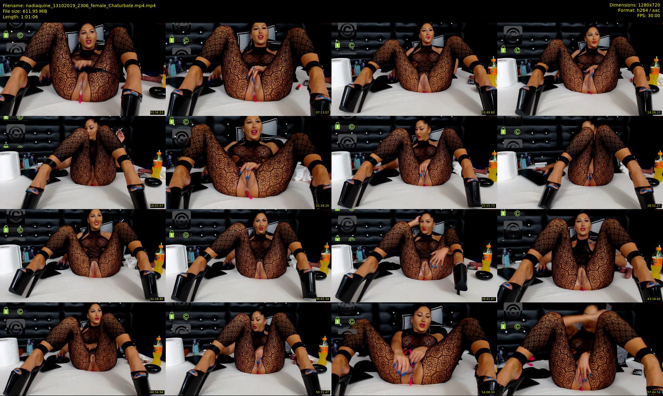 nadiaquine — 62 minute Chaturbate female cam show recording, 720p, Oct 13, 2019