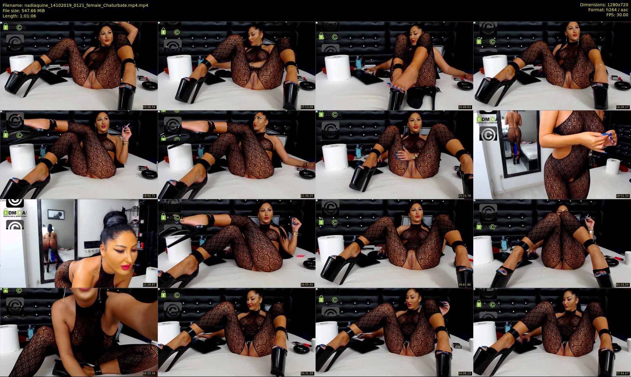 nadiaquine — 62 minute Chaturbate female cam show recording, 720p, Oct 14, 2019