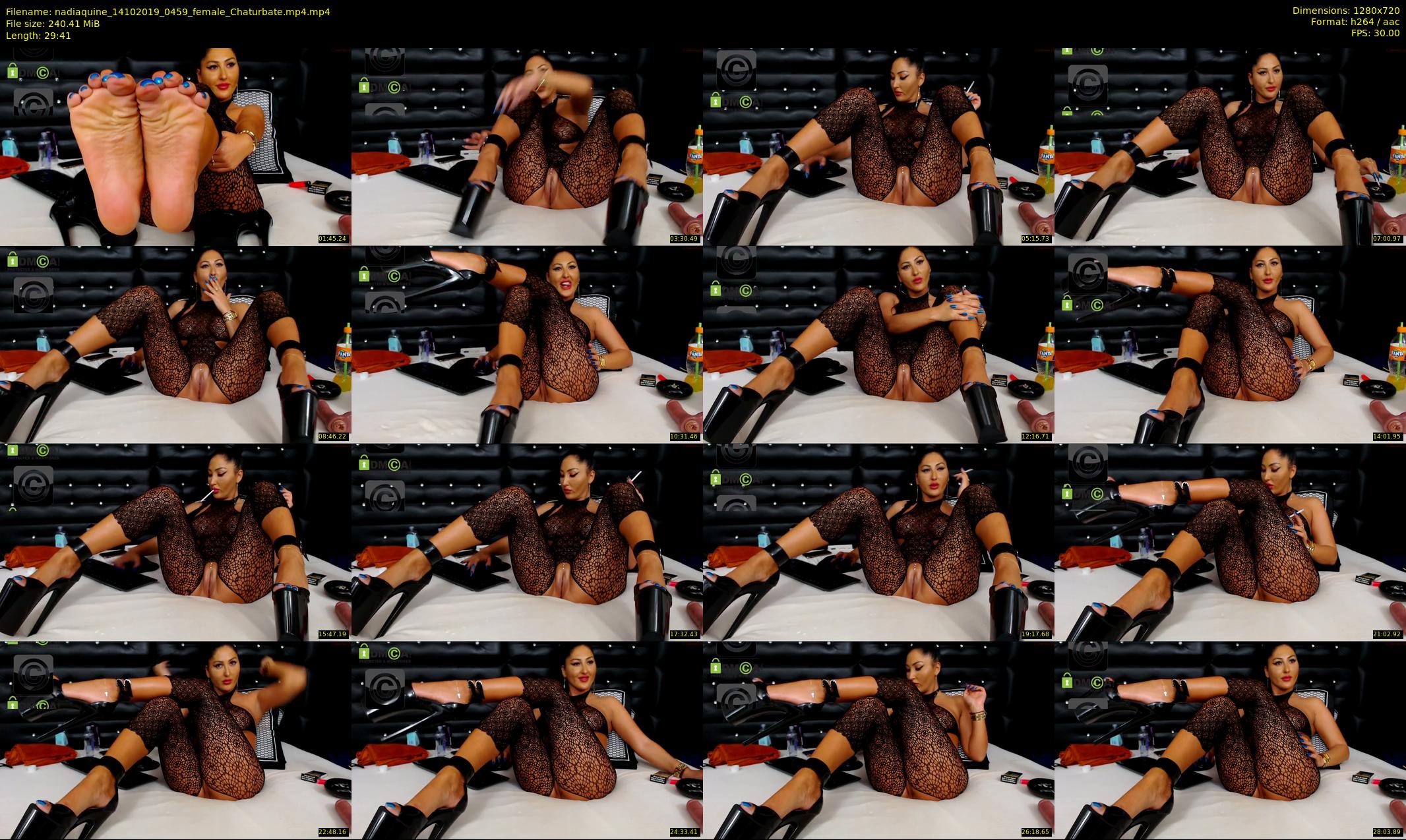 nadiaquine — 30 minute Chaturbate female cam show recording, 720p, Oct 14, 2019