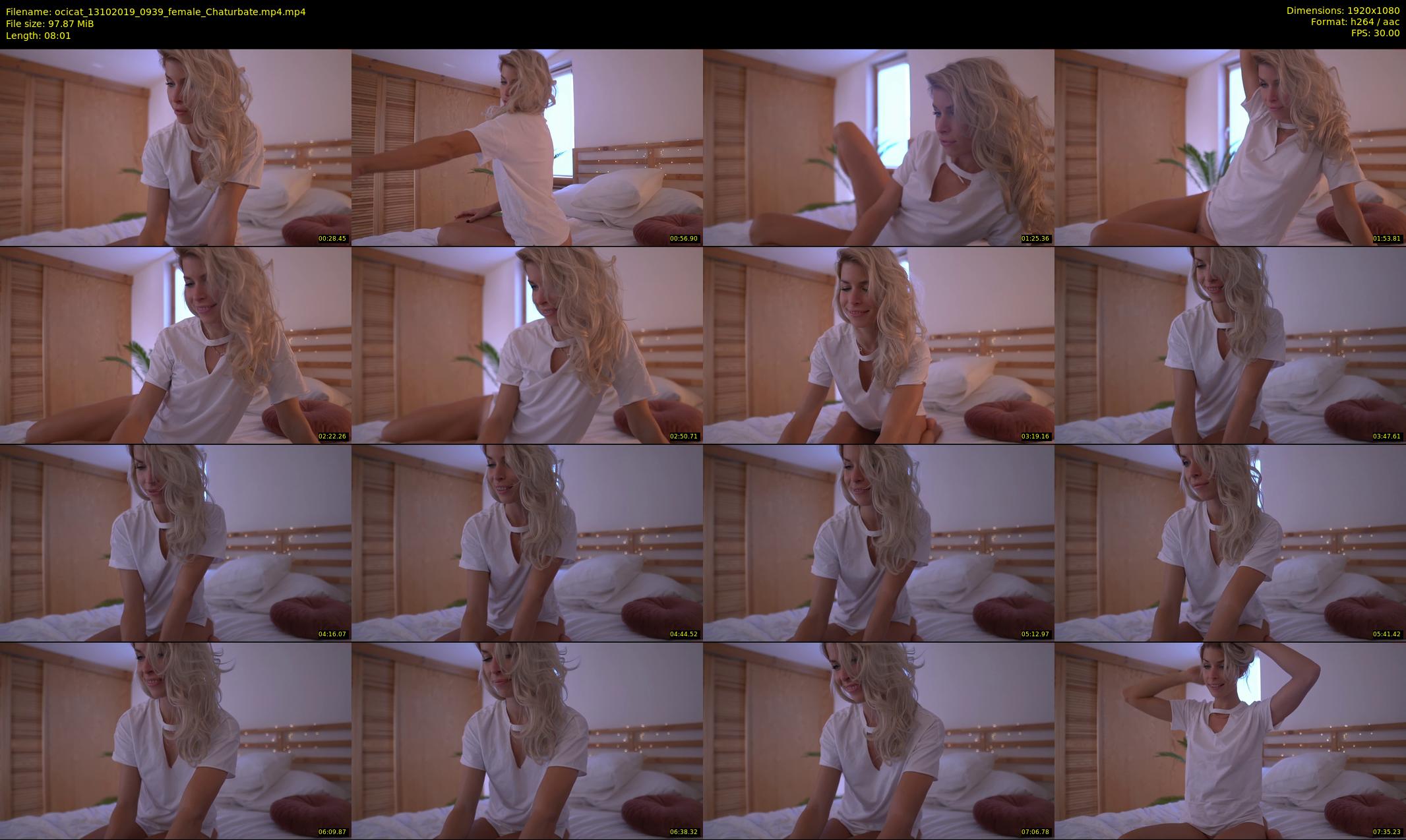 ocicat — 9 minute Chaturbate female cam show recording, 1080p, Oct 13, 2019