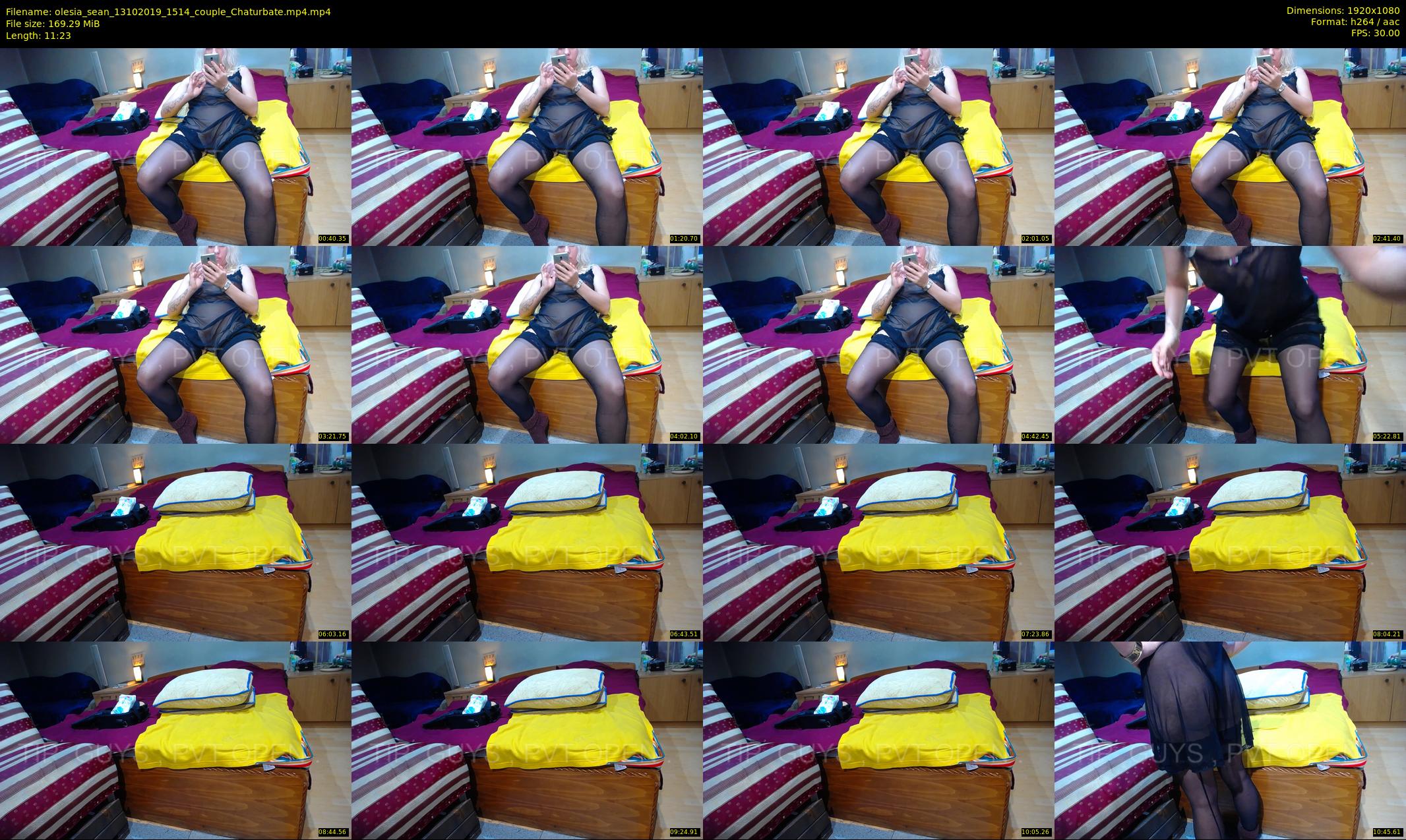 olesia_sean — 12 minute Chaturbate couple cam show recording, 1080p, Oct 13, 2019
