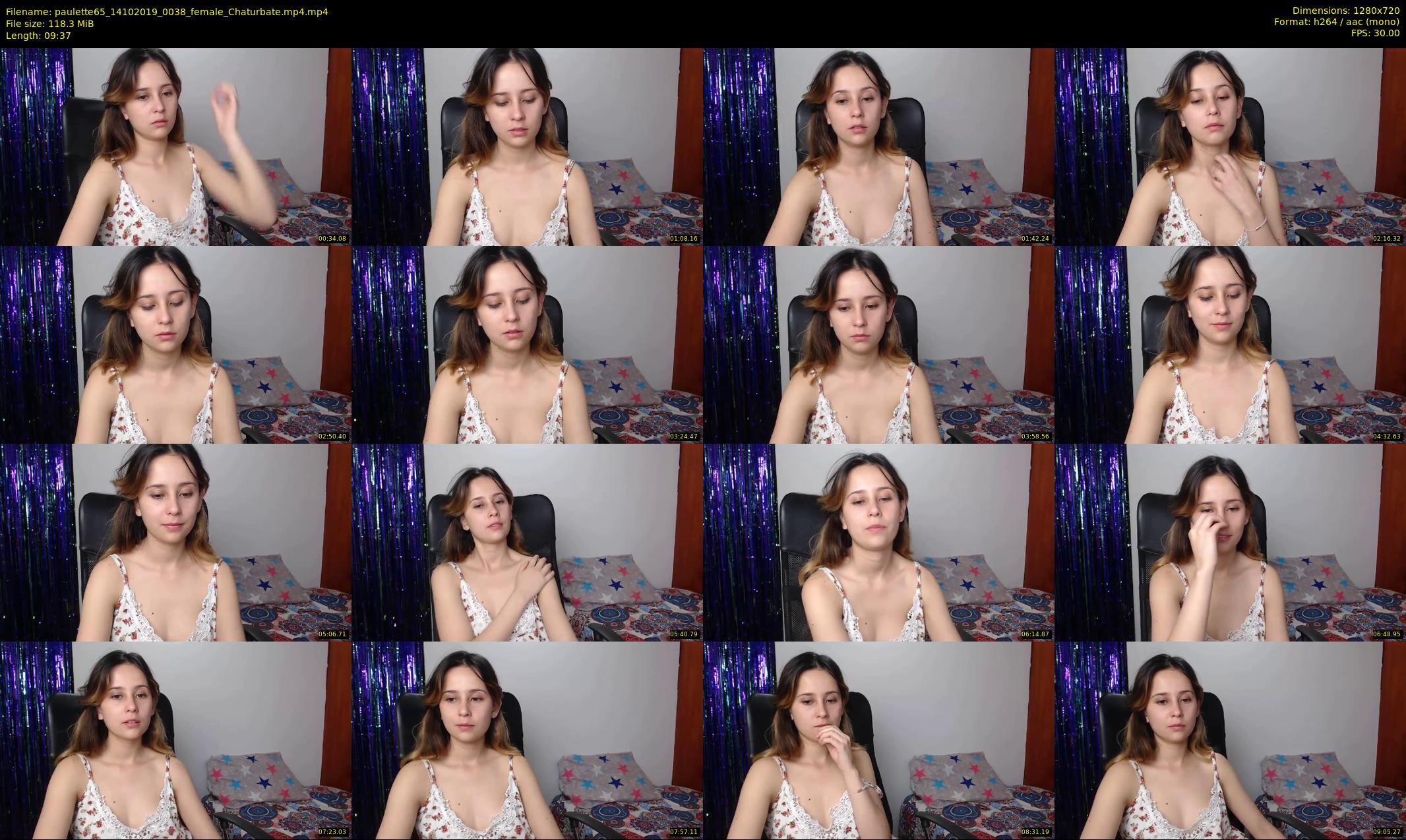 paulette65 — 10 minute Chaturbate female cam show recording, 720p, Oct 14, 2019
