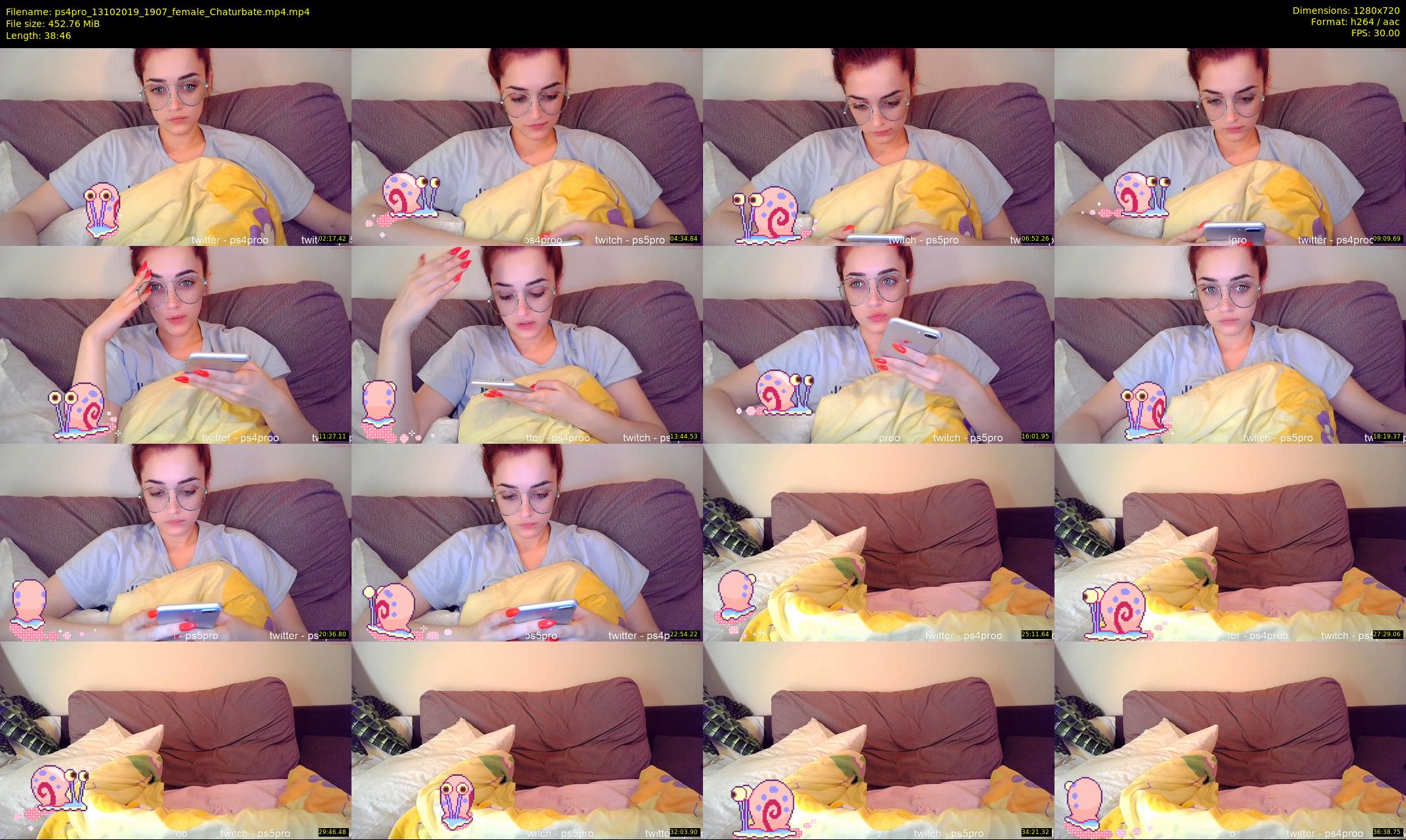 ps4pro — 39 minute Chaturbate female cam show recording, 720p, Oct 13, 2019