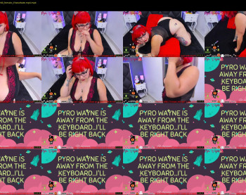 pyrowayne — 43 minute Chaturbate female cam show recording, 720p, Oct 14, 2019