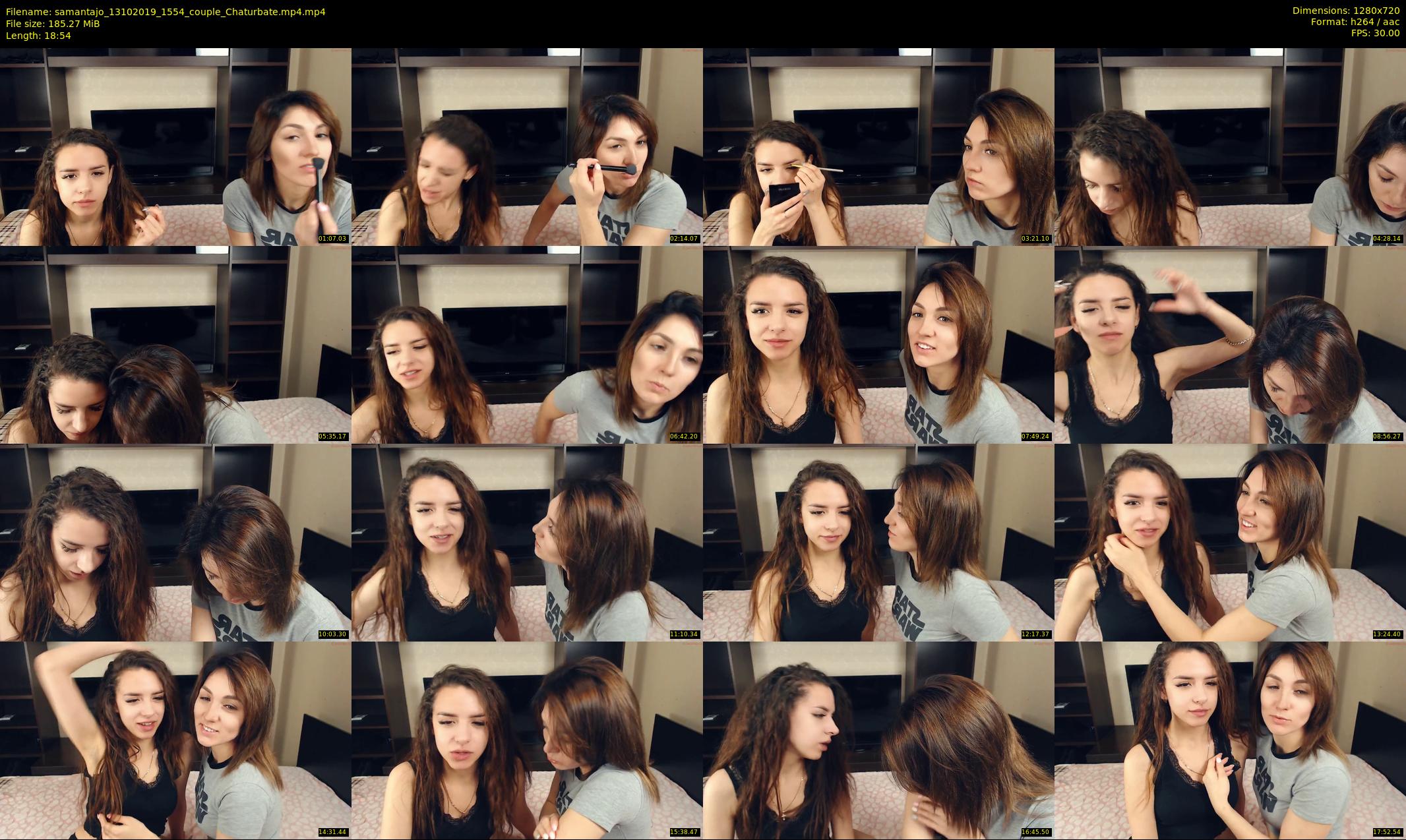 samantajo — 19 minute Chaturbate female cam show recording, 720p, Oct 13, 2019