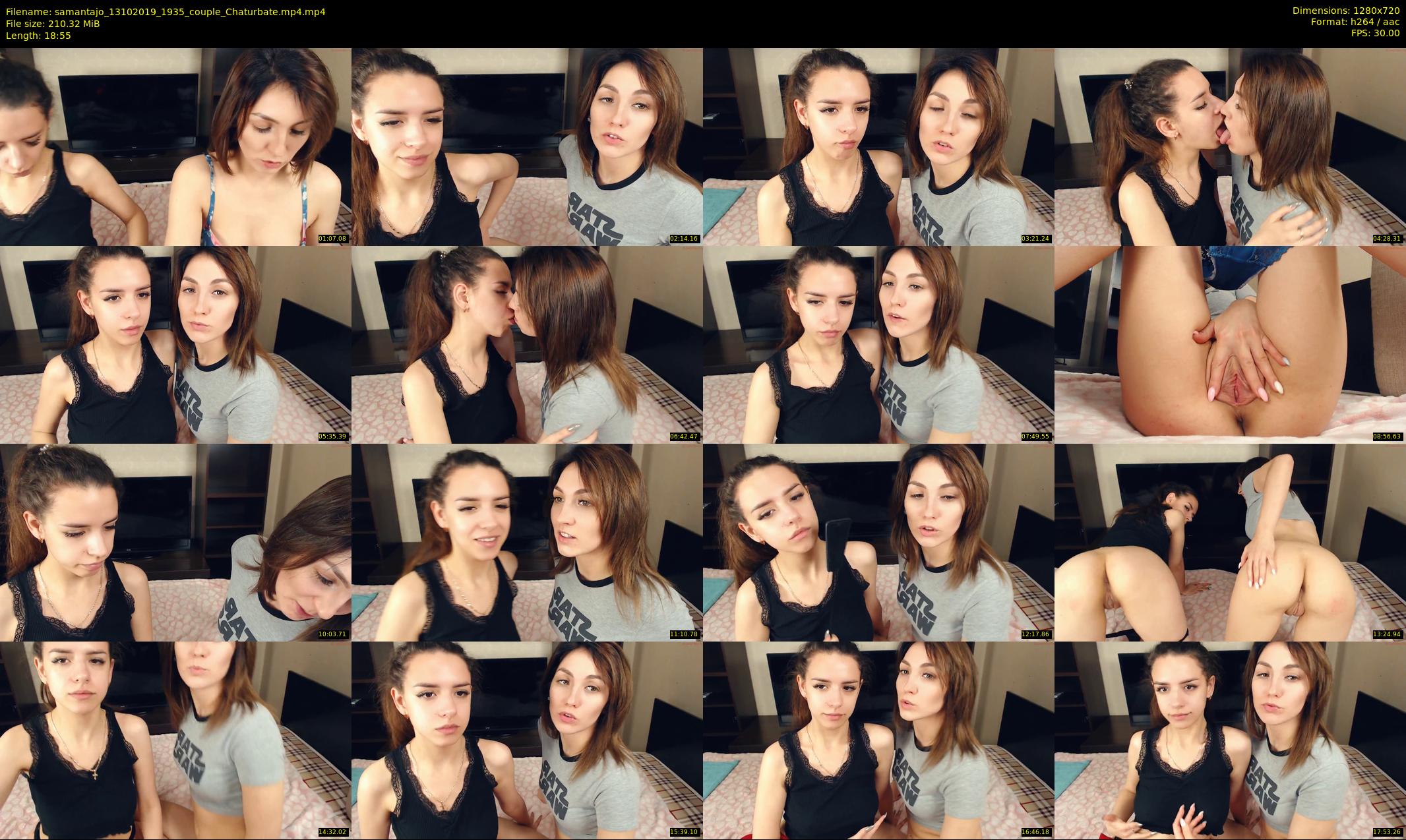 samantajo — 19 minute Chaturbate female cam show recording, 720p, Oct 13, 2019