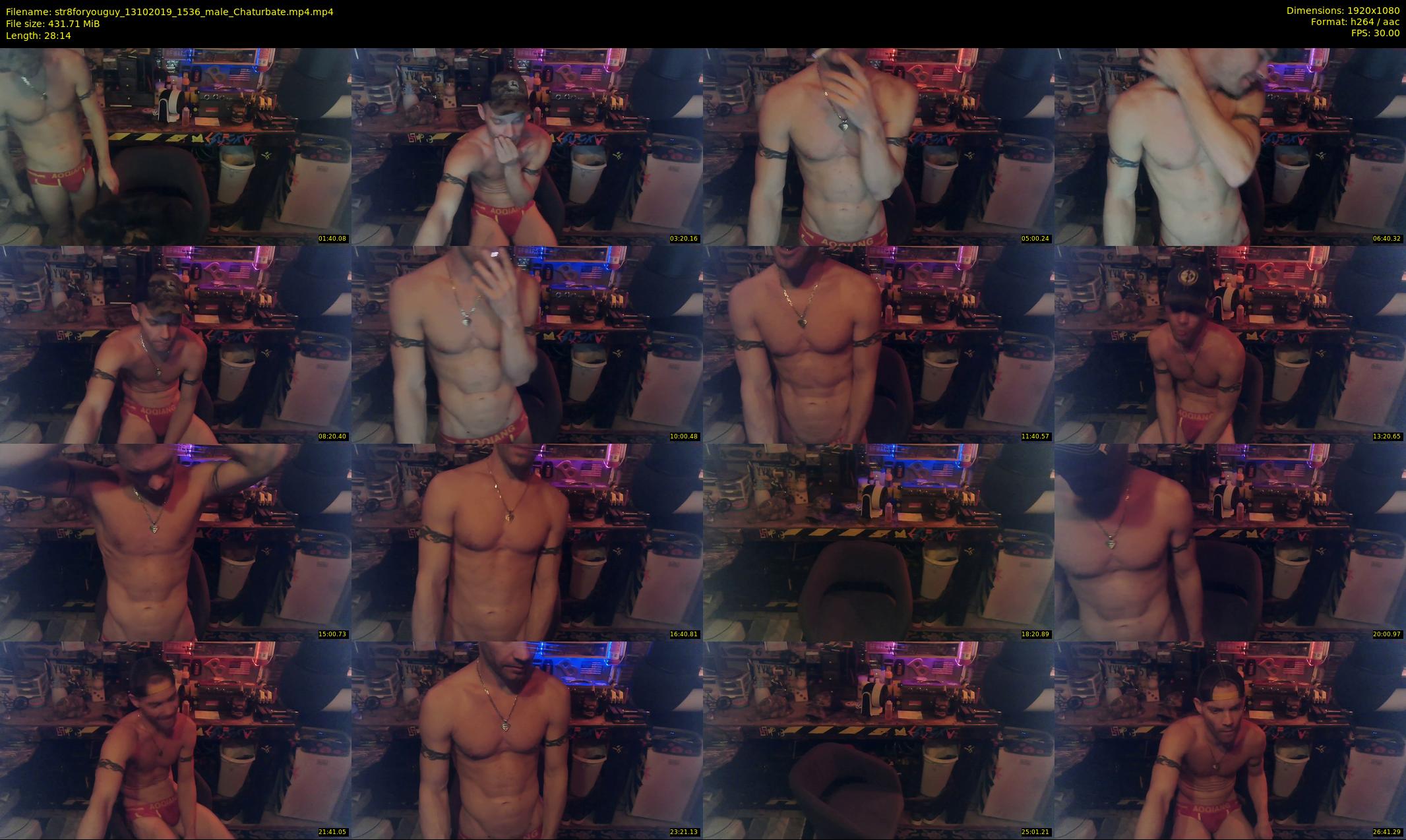 str8foryouguy — 29 minute Chaturbate male cam show recording, 1080p, Oct 13, 2019