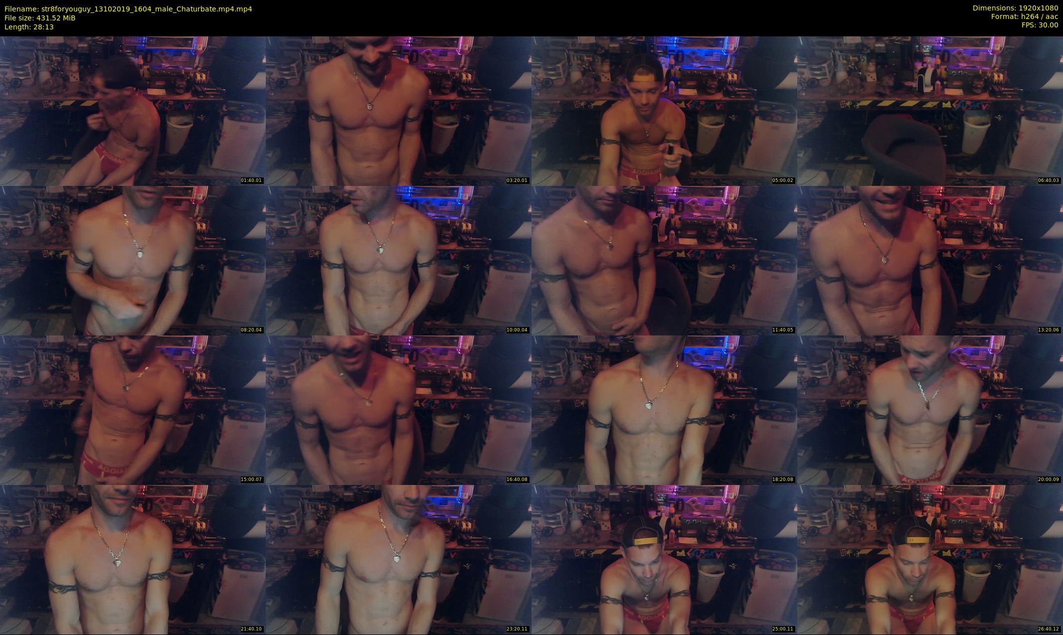 str8foryouguy — 29 minute Chaturbate male cam show recording, 1080p, Oct 13, 2019
