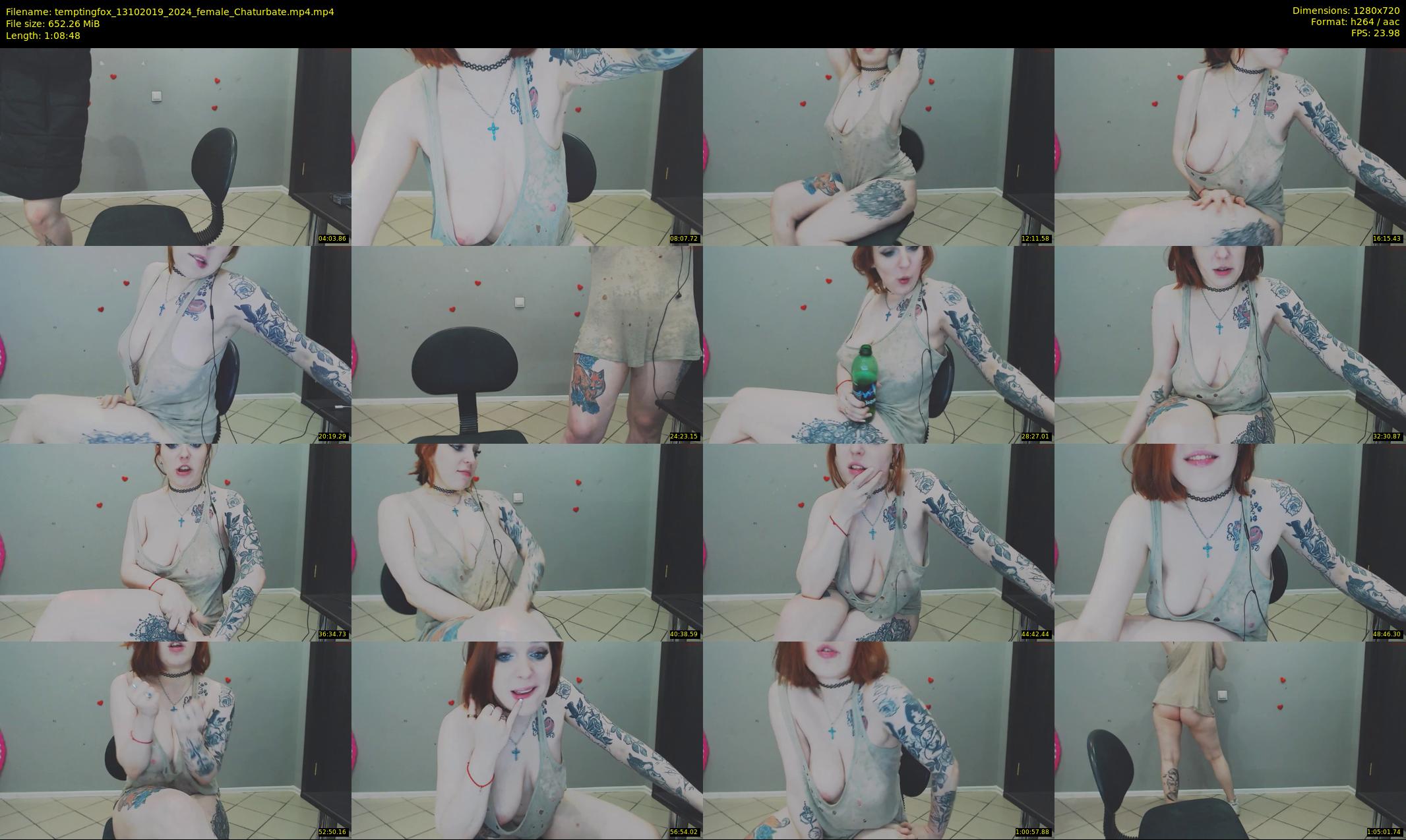 temptingfox — 69 minute Chaturbate female cam show recording, 720p, Oct 13, 2019