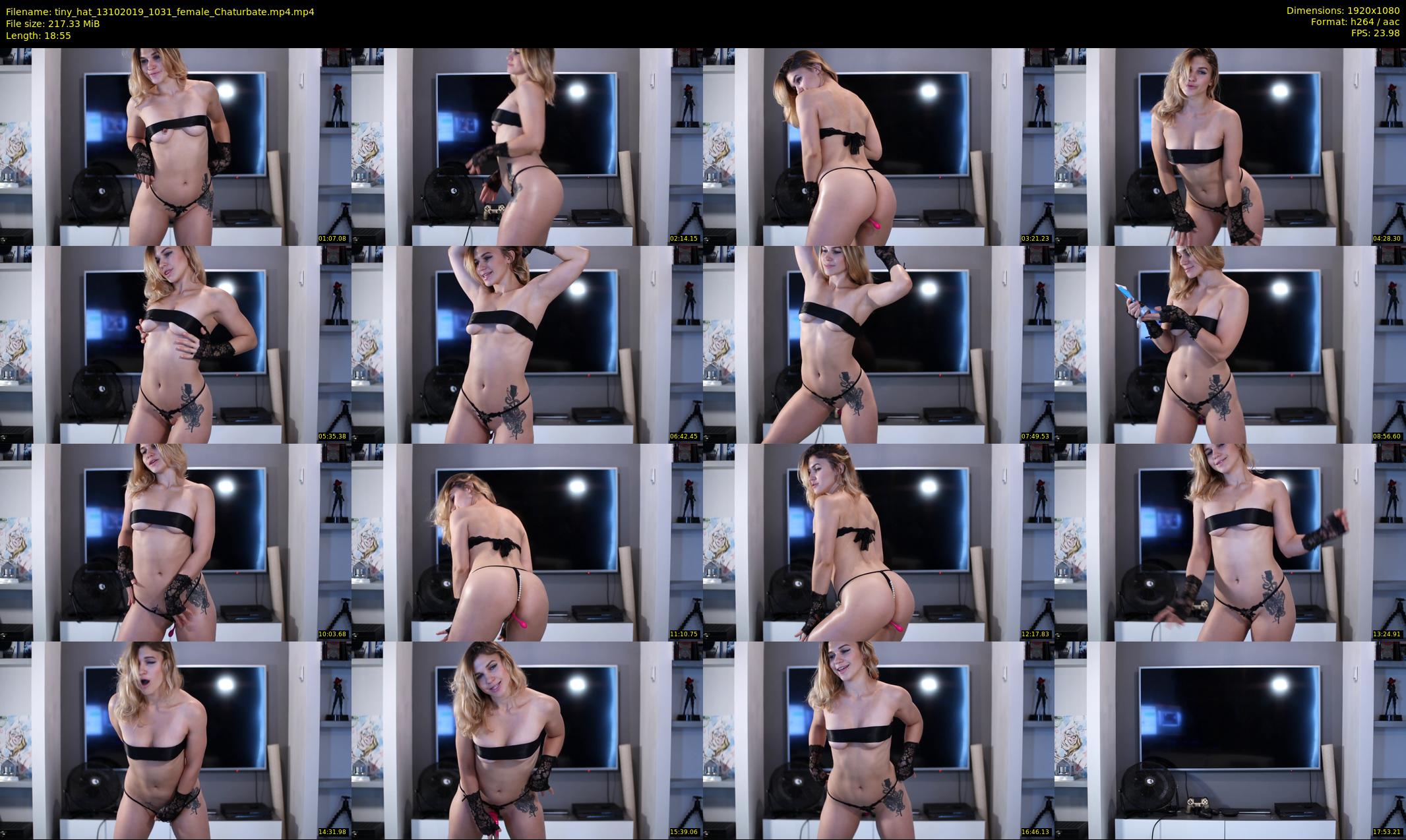 tiny_hat — 19 minute Chaturbate female cam show recording, 1080p, Oct 13, 2019