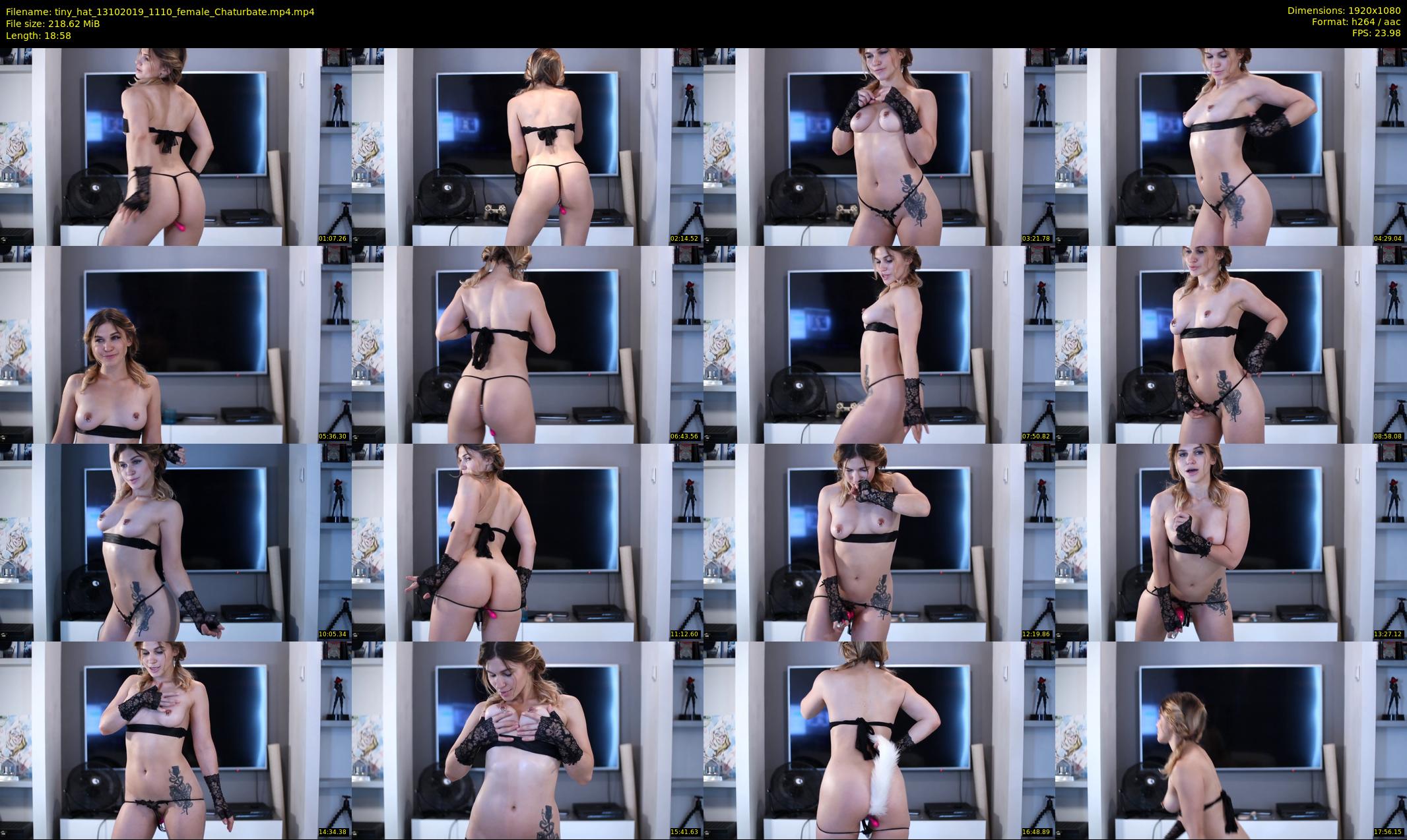 tiny_hat — 19 minute Chaturbate female cam show recording, 1080p, Oct 13, 2019