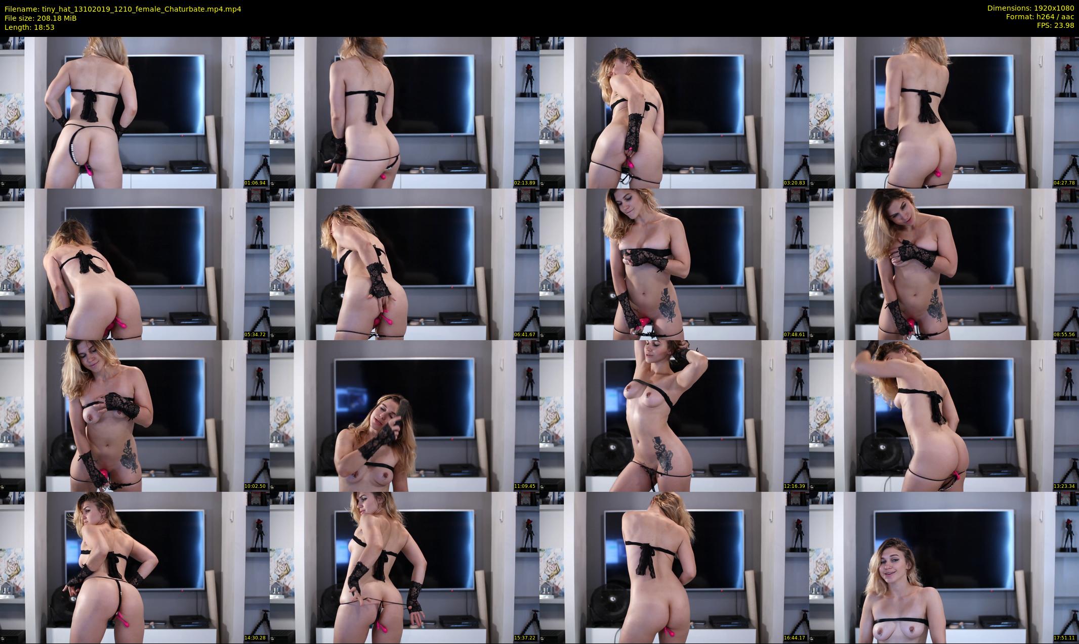 tiny_hat — 19 minute Chaturbate female cam show recording, 1080p, Oct 13, 2019