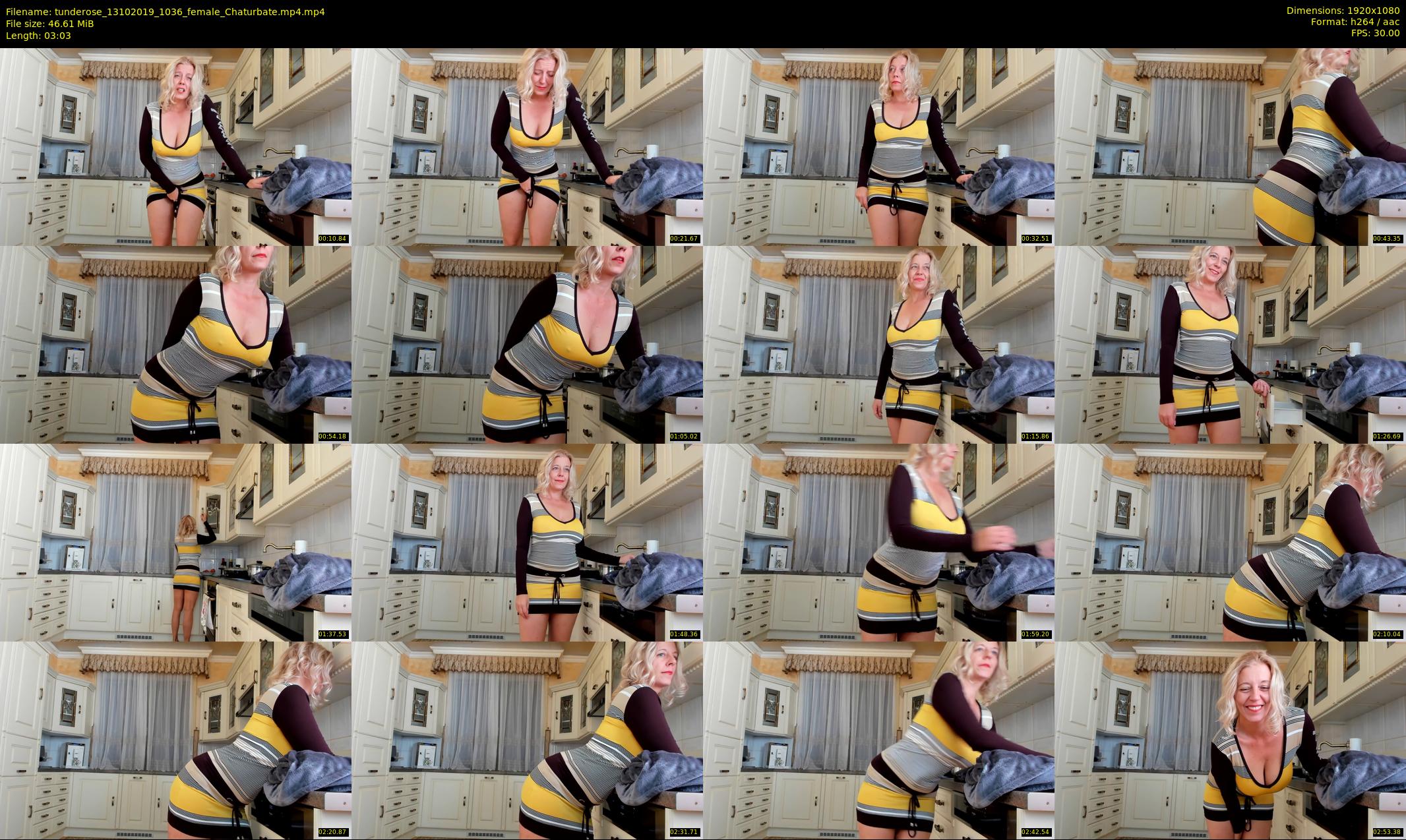 tunderose — 4 minute Chaturbate female cam show recording, 1080p, Oct 13, 2019