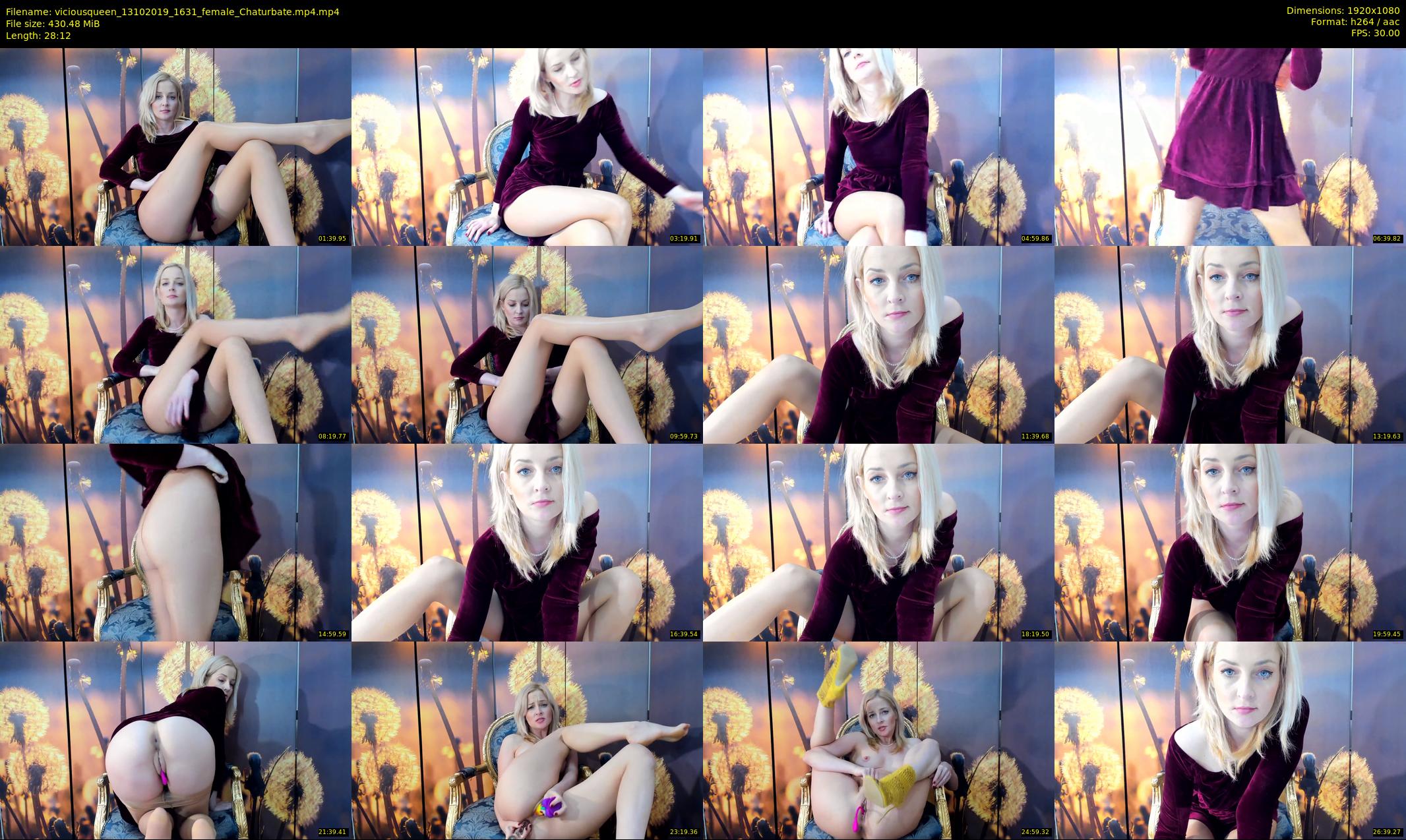 viciousqueen — 29 minute Chaturbate female cam show recording, 1080p, Oct 13, 2019