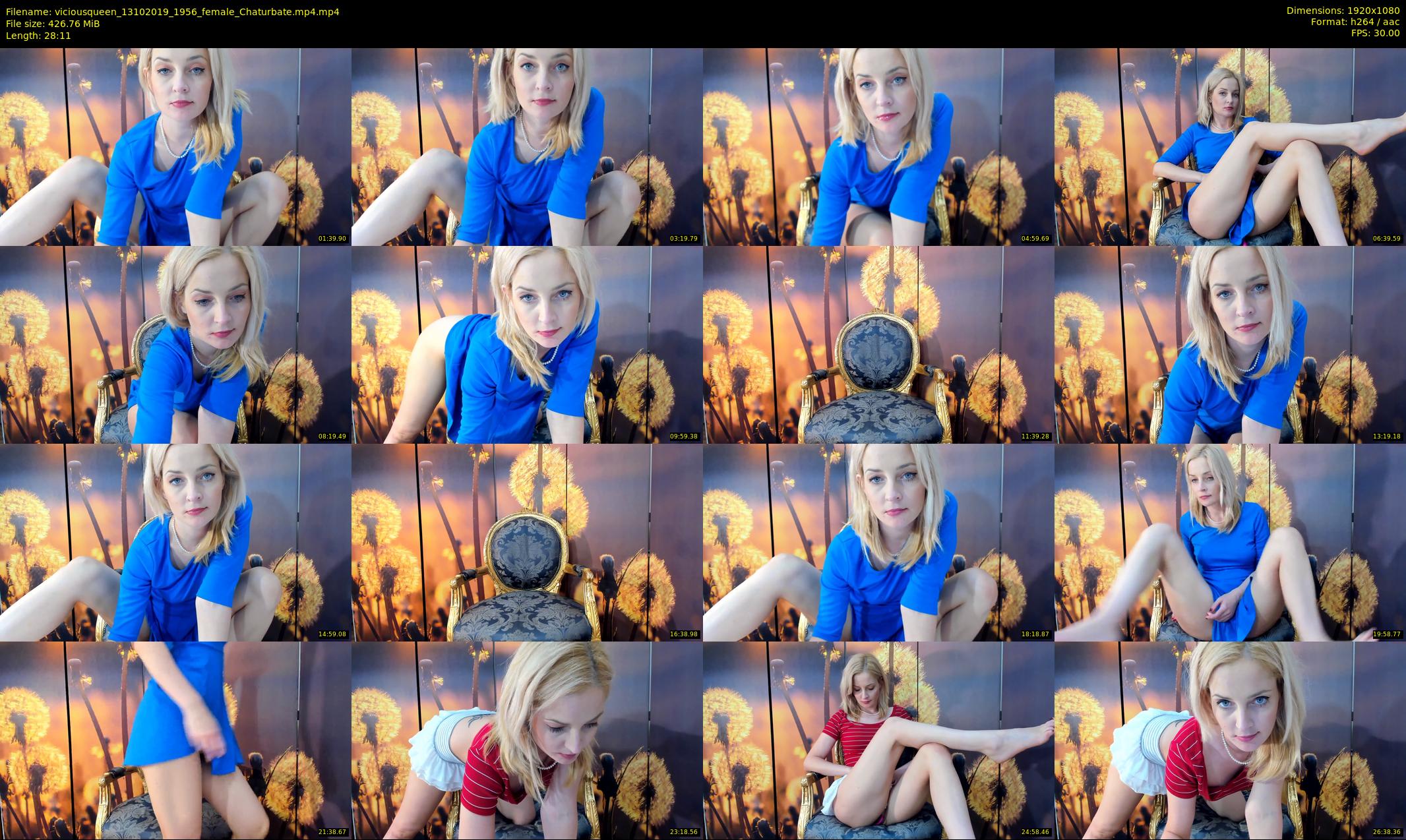 viciousqueen — 29 minute Chaturbate female cam show recording, 1080p, Oct 13, 2019