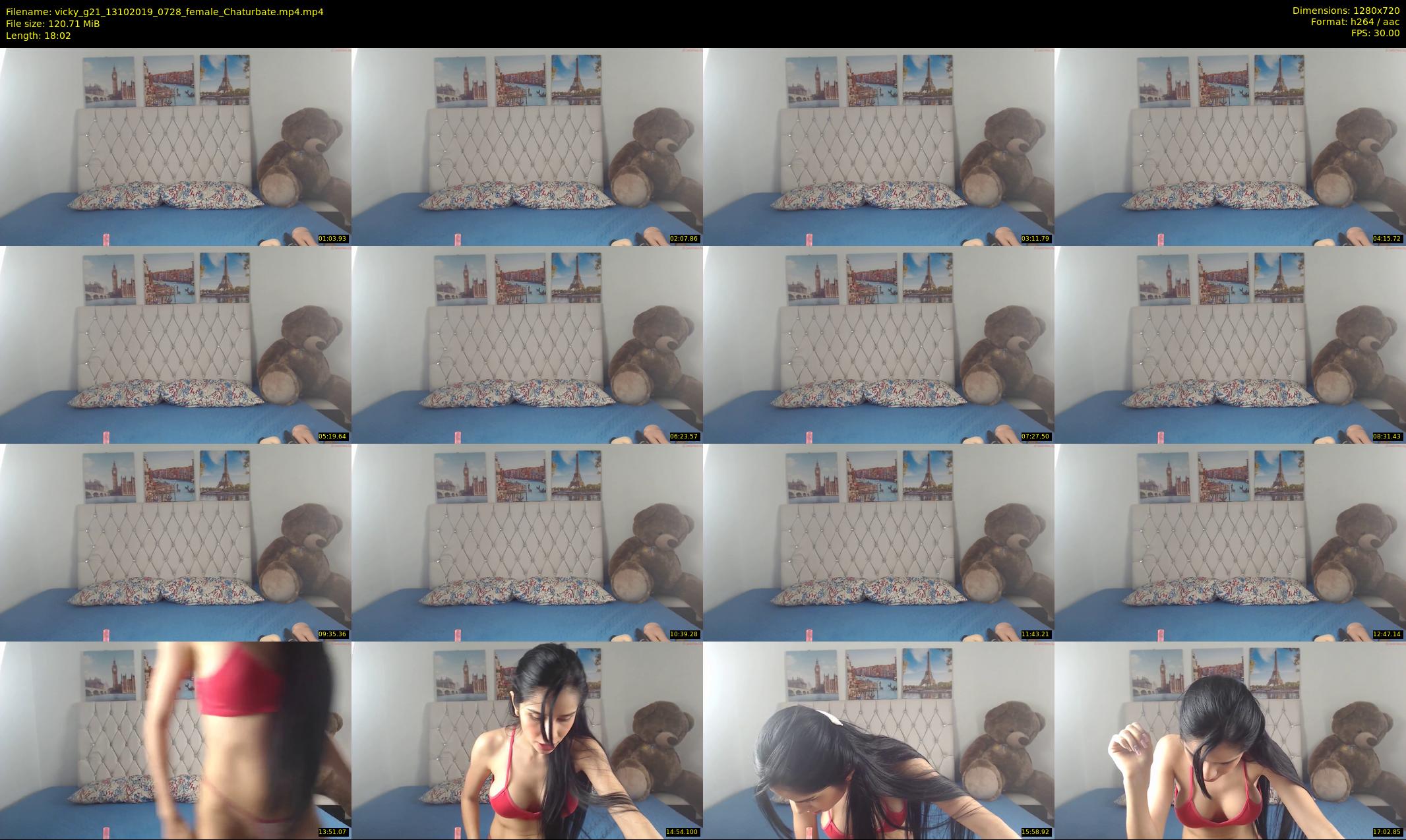vicky_g21 — 19 minute Chaturbate female cam show recording, 720p, Oct 13, 2019