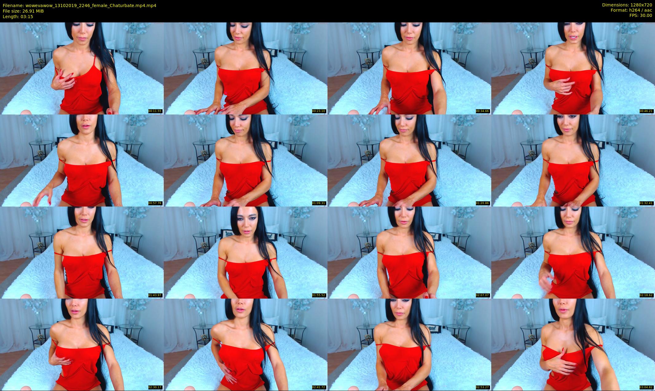 wowevawow — 4 minute Chaturbate female cam show recording, 720p, Oct 13, 2019