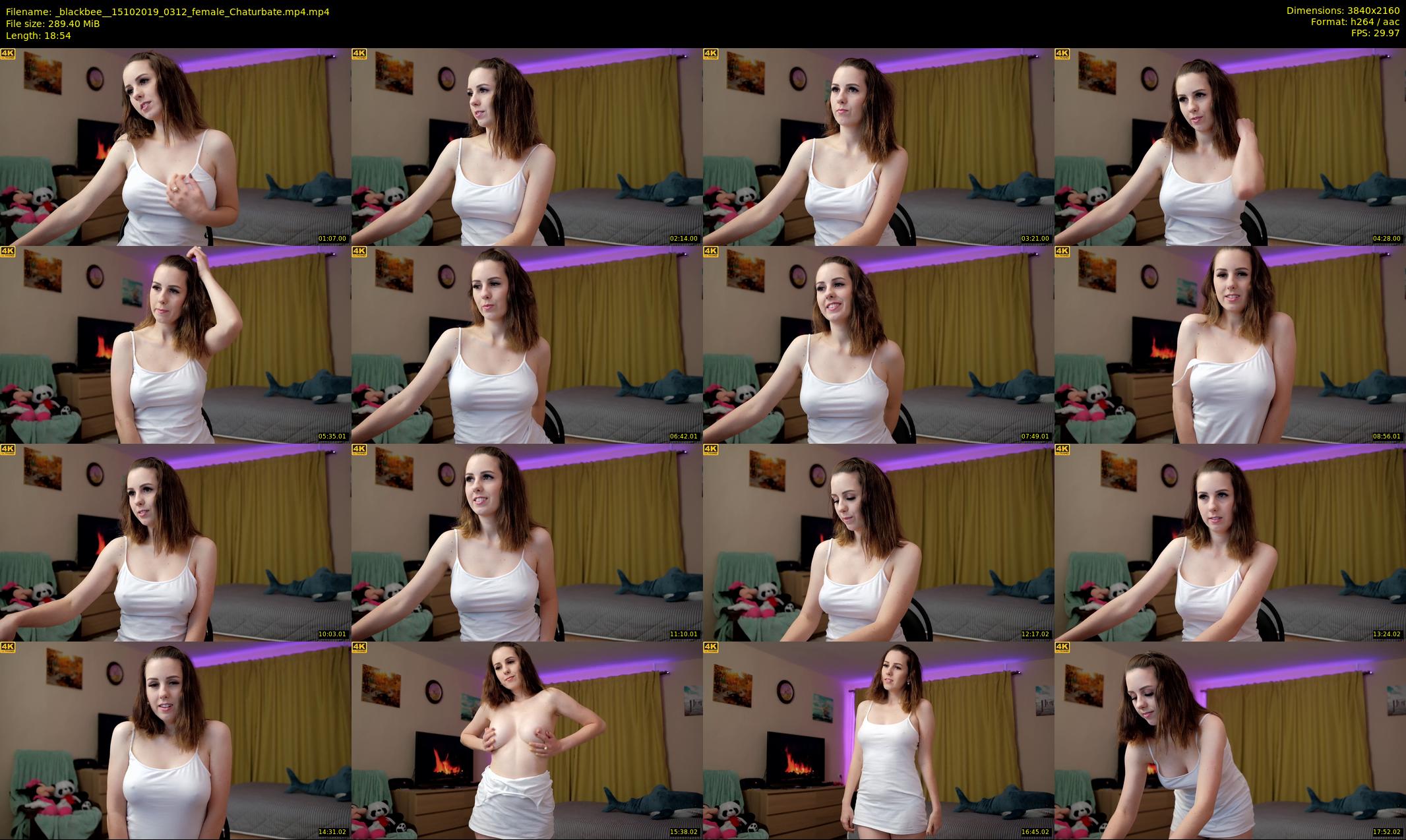 _blackbee_ — 19 minute Chaturbate female cam show recording, 4K, Oct 15, 2019