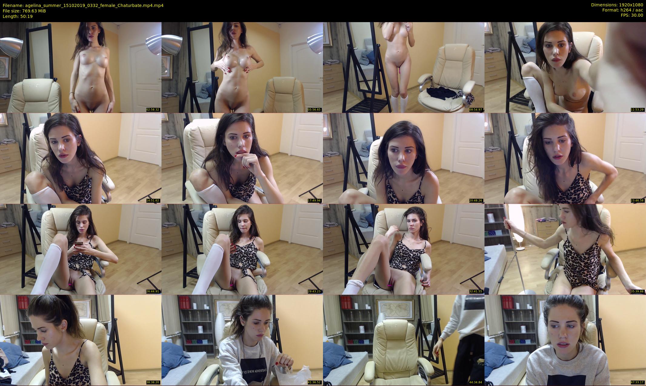 agelina_summer — 51 minute Chaturbate female cam show recording, 1080p, Oct 15, 2019