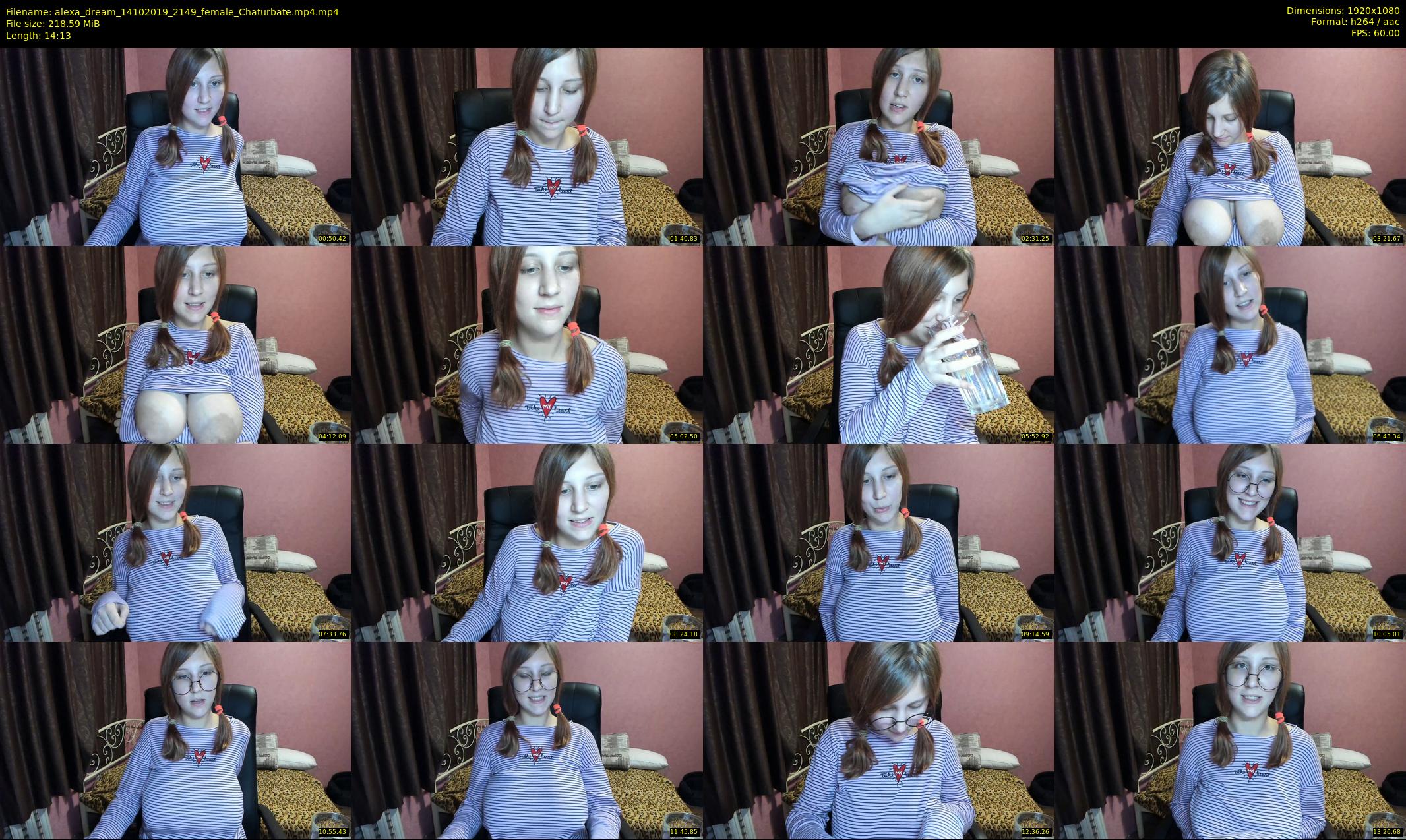 alexa_dream — 15 minute Chaturbate female cam show recording, 1080p, Oct 14, 2019