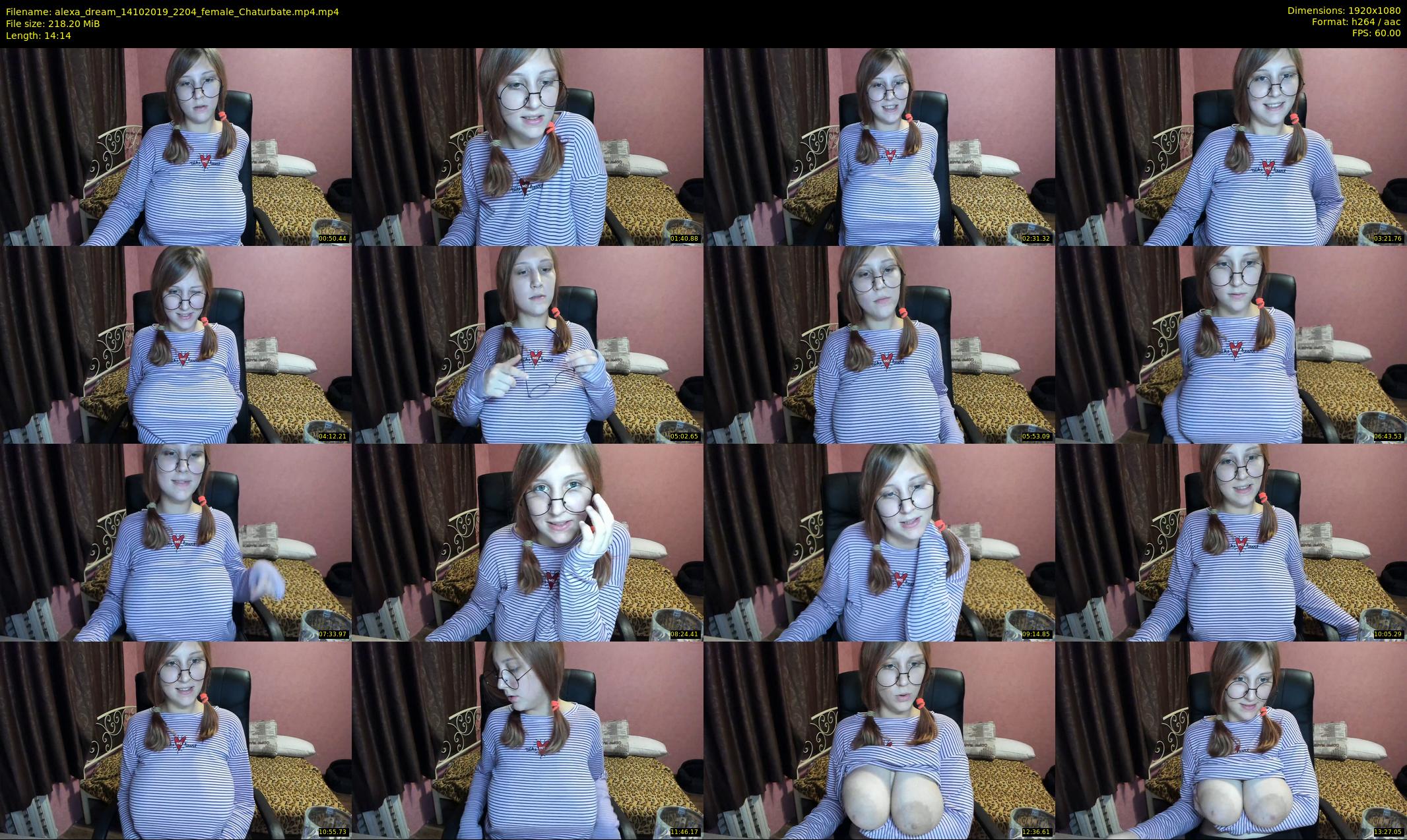 alexa_dream — 15 minute Chaturbate female cam show recording, 1080p, Oct 14, 2019