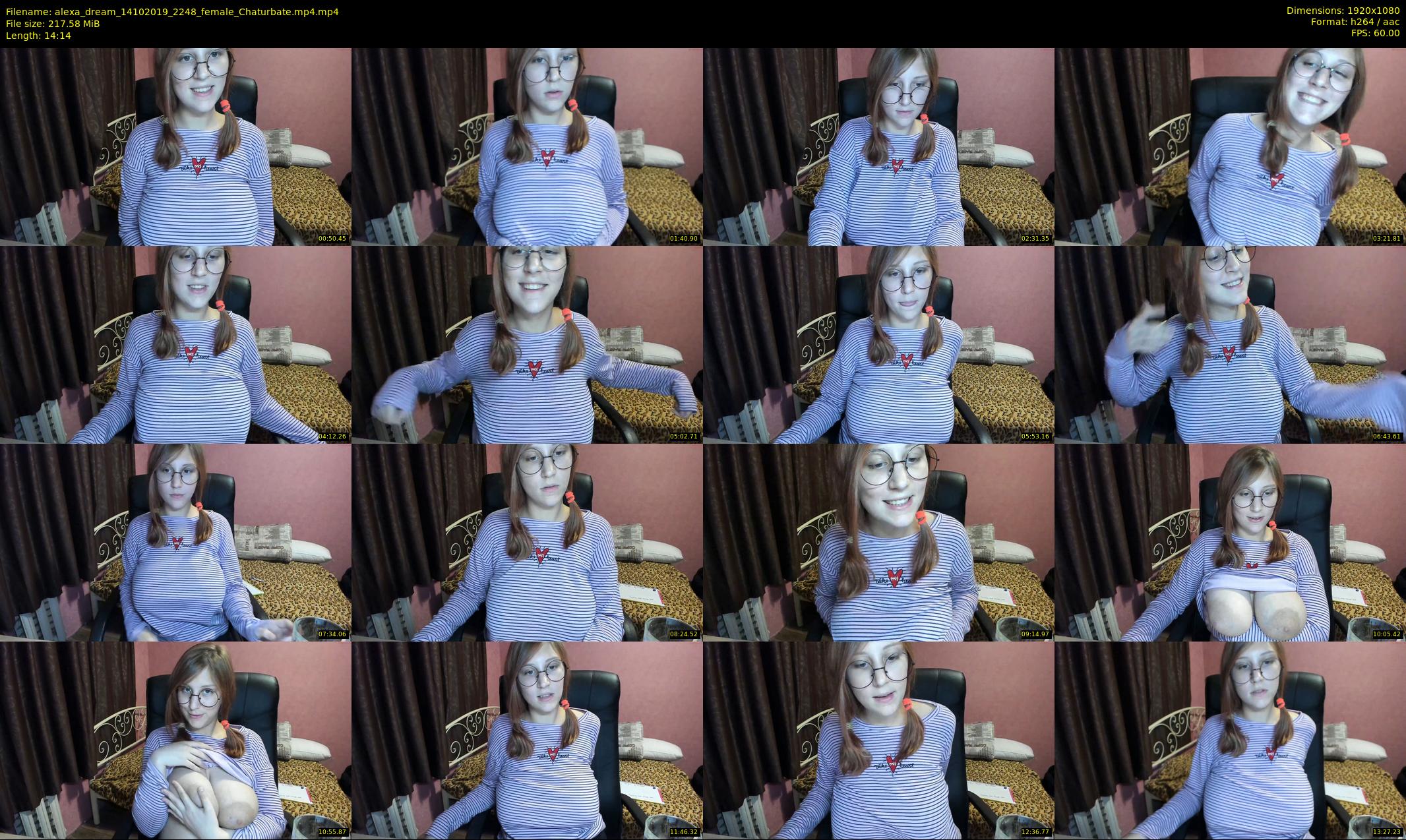 alexa_dream — 15 minute Chaturbate female cam show recording, 1080p, Oct 14, 2019