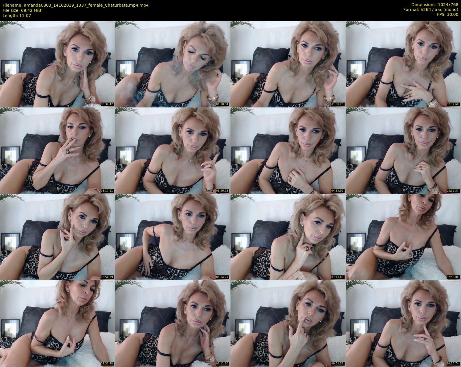 amanda0803 — 12 minute Chaturbate female cam show recording, 720p, Oct 14, 2019