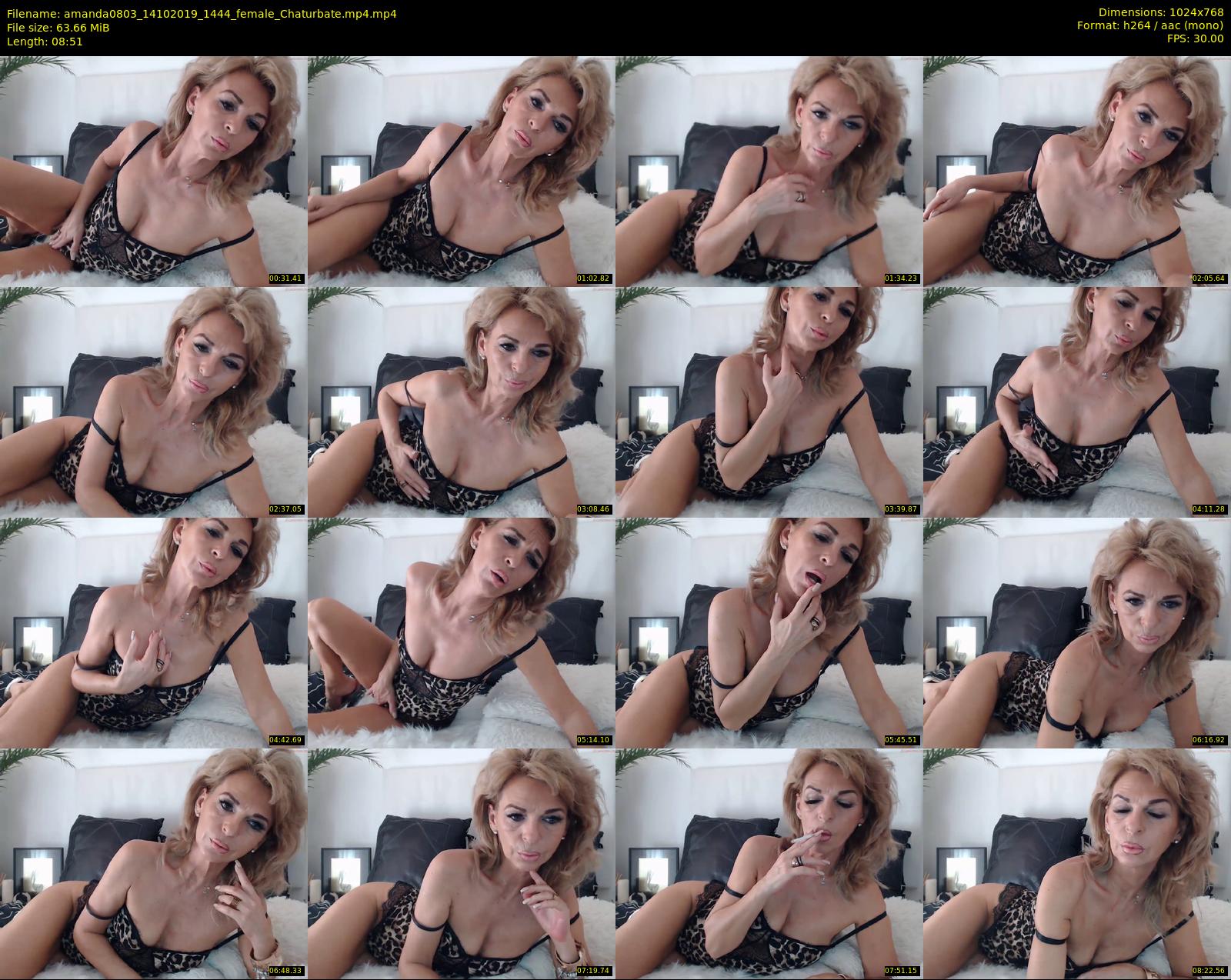 amanda0803 — 9 minute Chaturbate female cam show recording, 720p, Oct 14, 2019