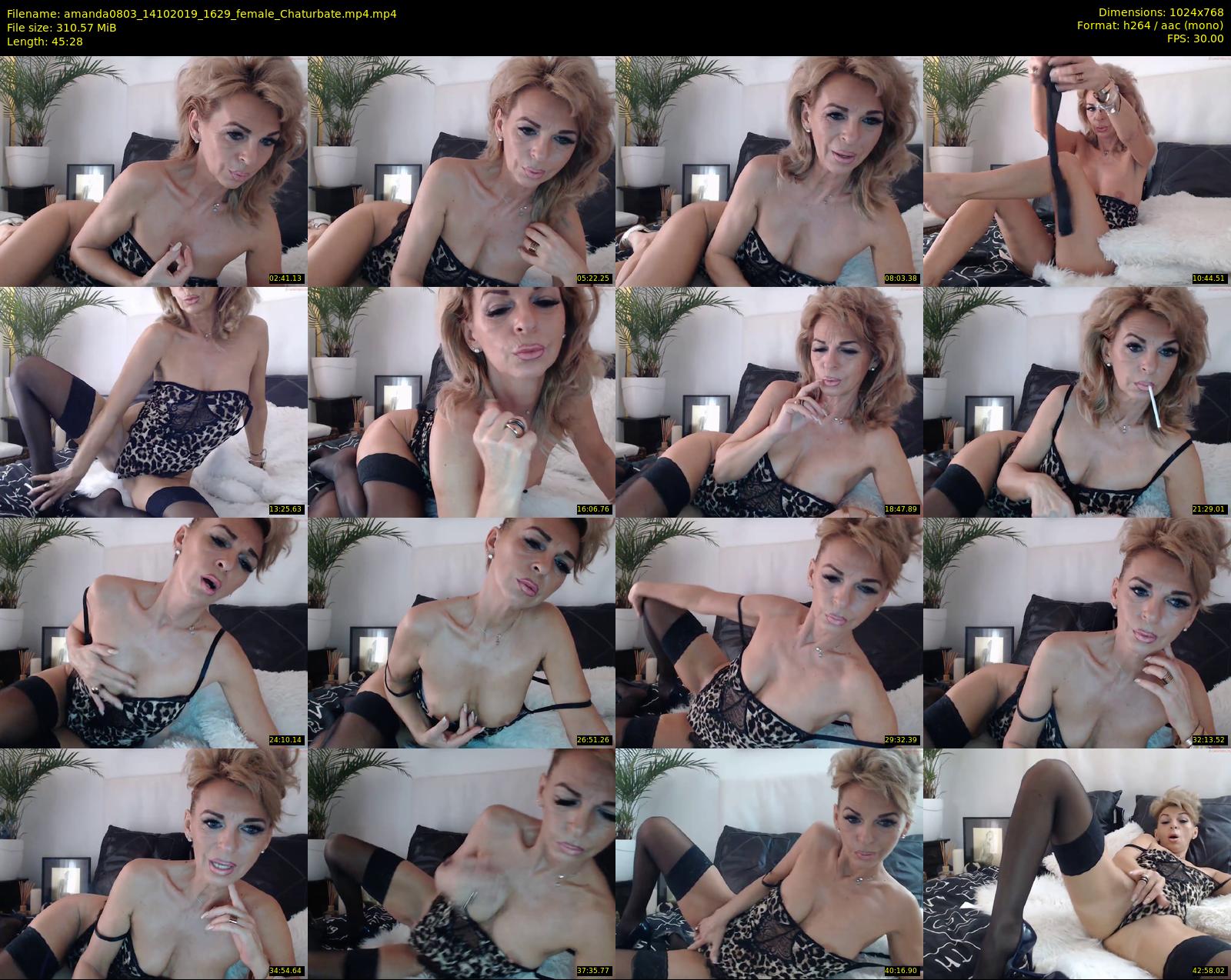 amanda0803 — 46 minute Chaturbate female cam show recording, 720p, Oct 14, 2019
