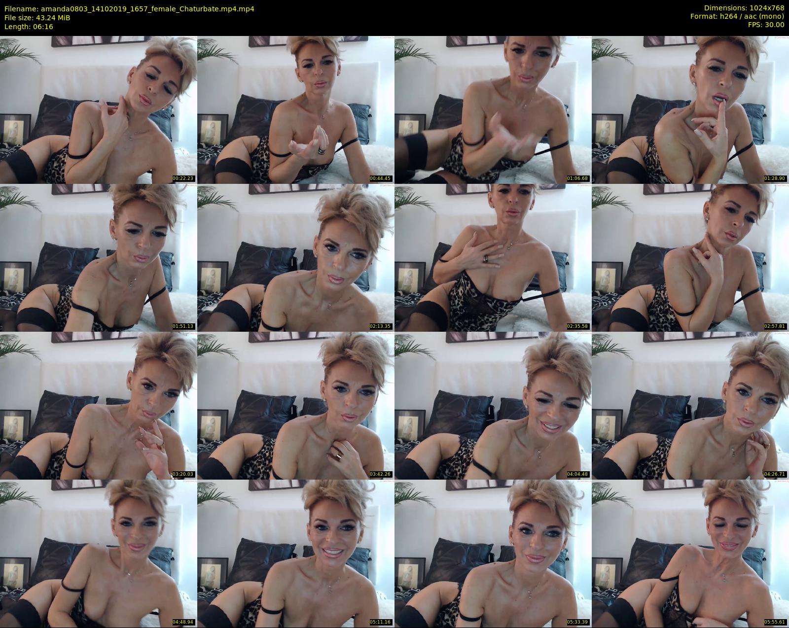 amanda0803 — 7 minute Chaturbate female cam show recording, 720p, Oct 14, 2019