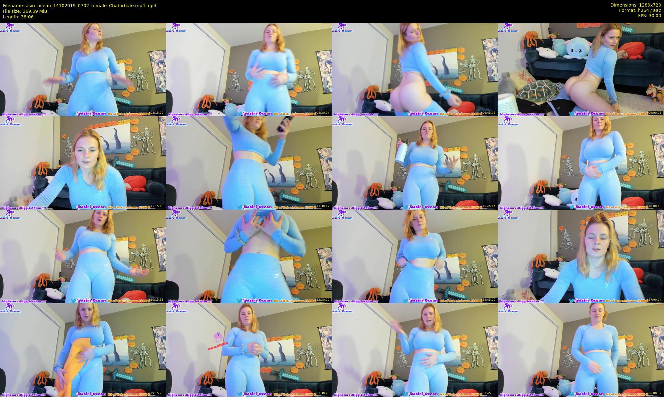 asiri_ocean — 39 minute Chaturbate female cam show recording, 720p, Oct 14, 2019