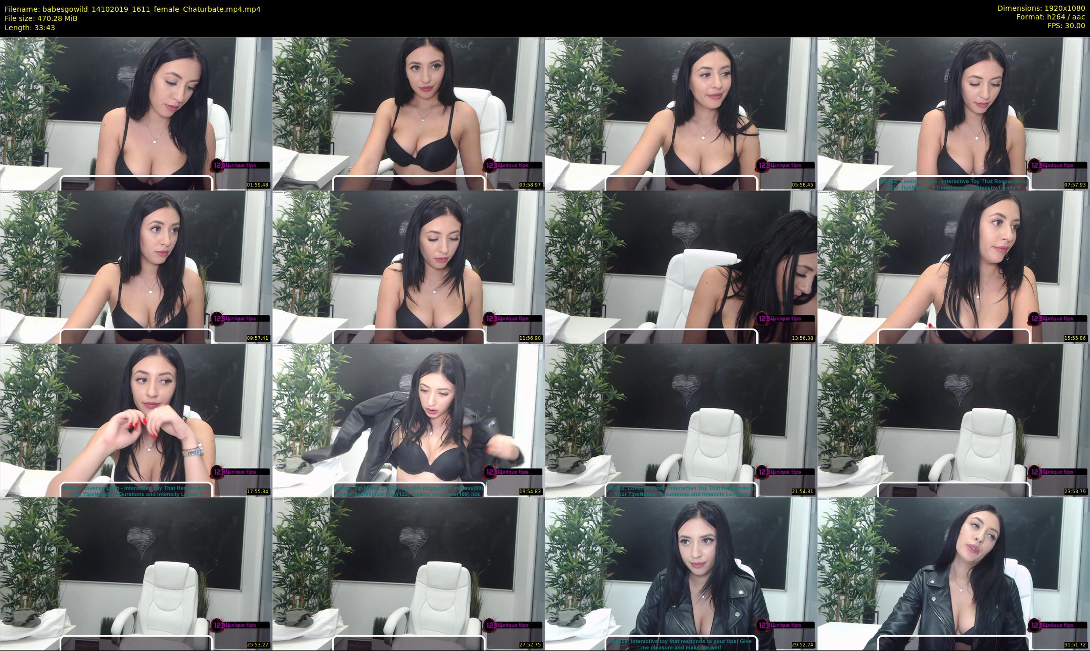 babesgowild — 34 minute Chaturbate couple cam show recording, 1080p, Oct 14, 2019