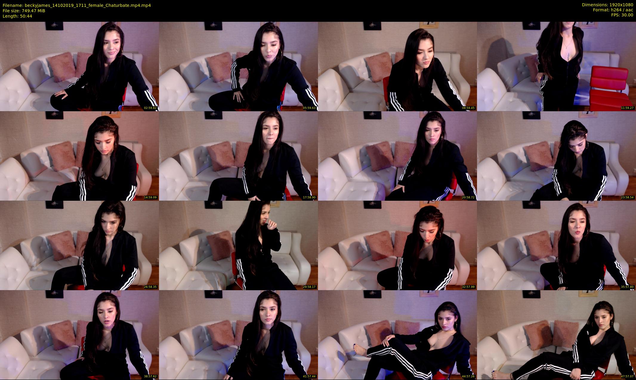 beckyjames — 51 minute Chaturbate female cam show recording, 1080p, Oct 14, 2019